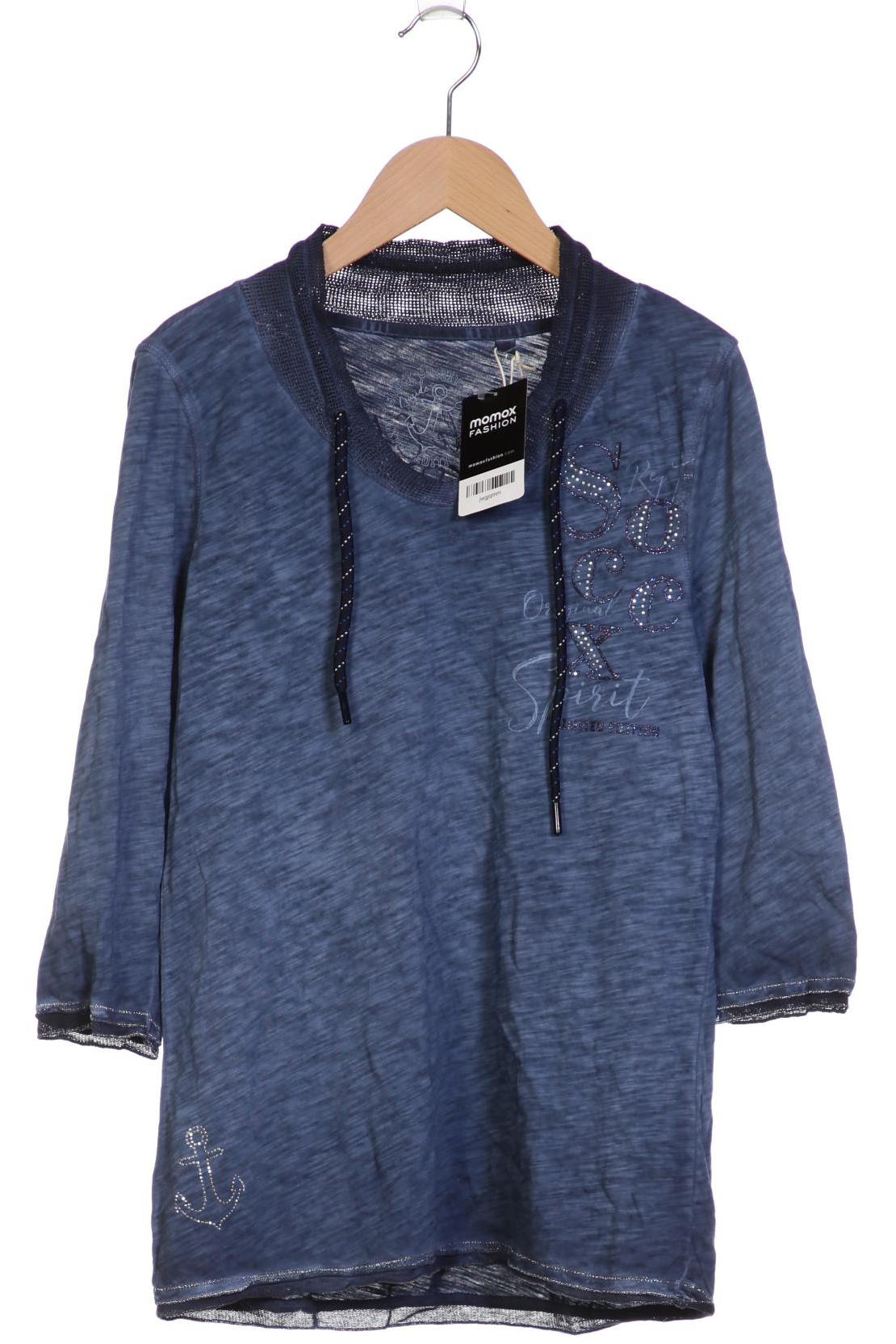 

Soccx Damen Langarmshirt, marineblau, Gr. 38