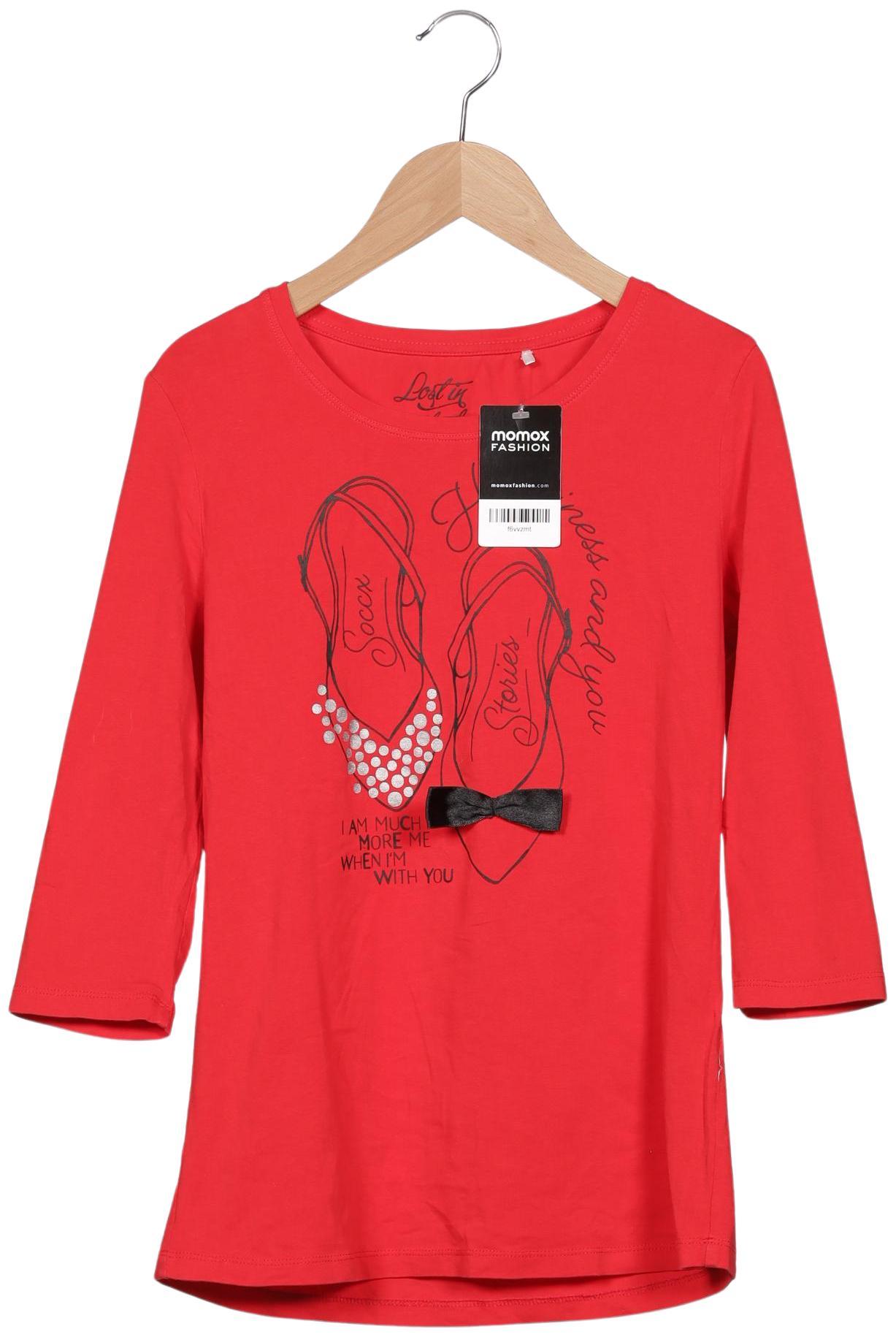 

Soccx Damen Langarmshirt, rot, Gr. 36