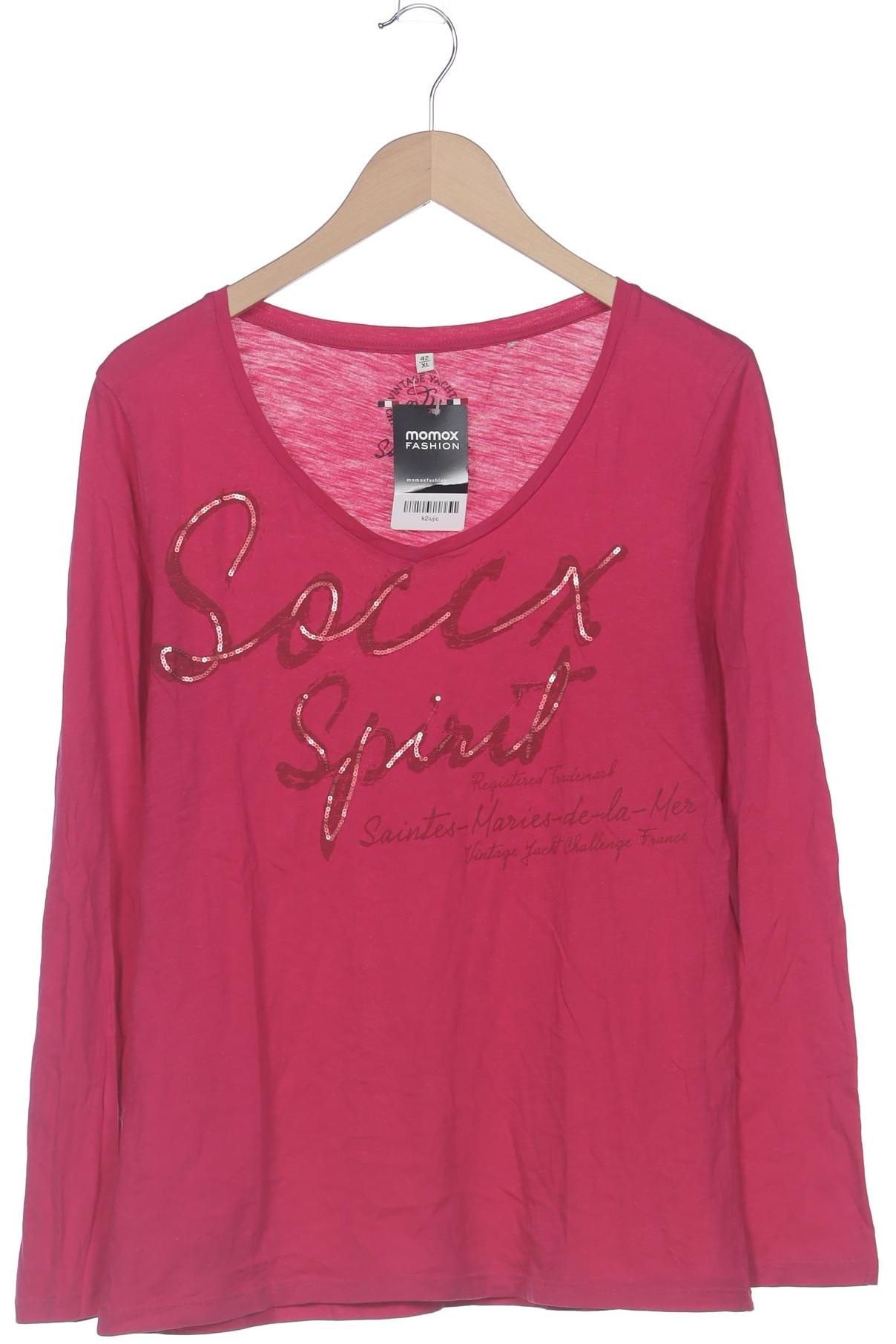 

Soccx Damen Langarmshirt, pink, Gr. 42