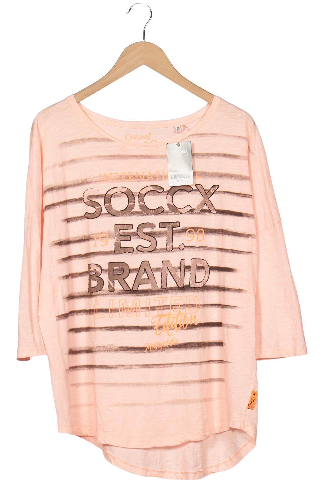 

Soccx Damen Langarmshirt, orange, Gr. 42