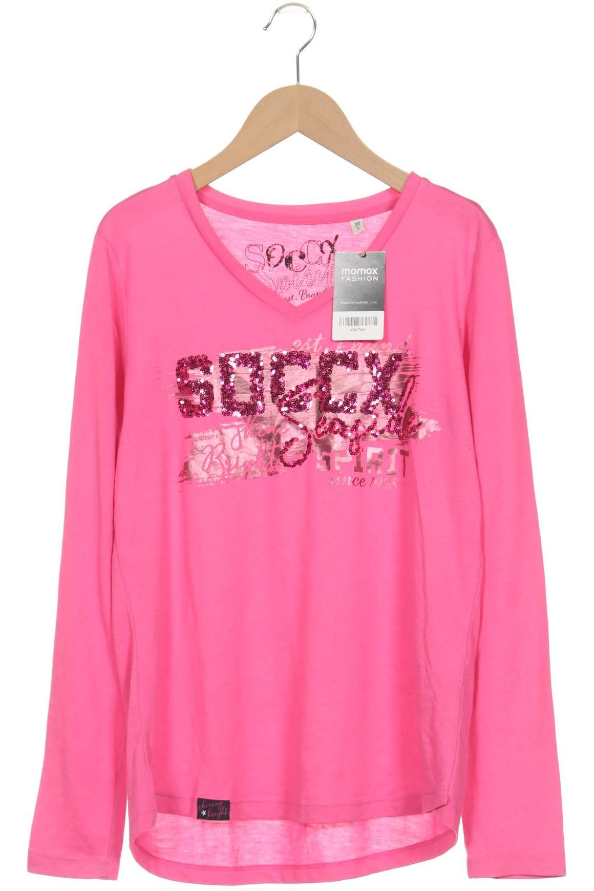 

Soccx Damen Langarmshirt, pink, Gr. 36