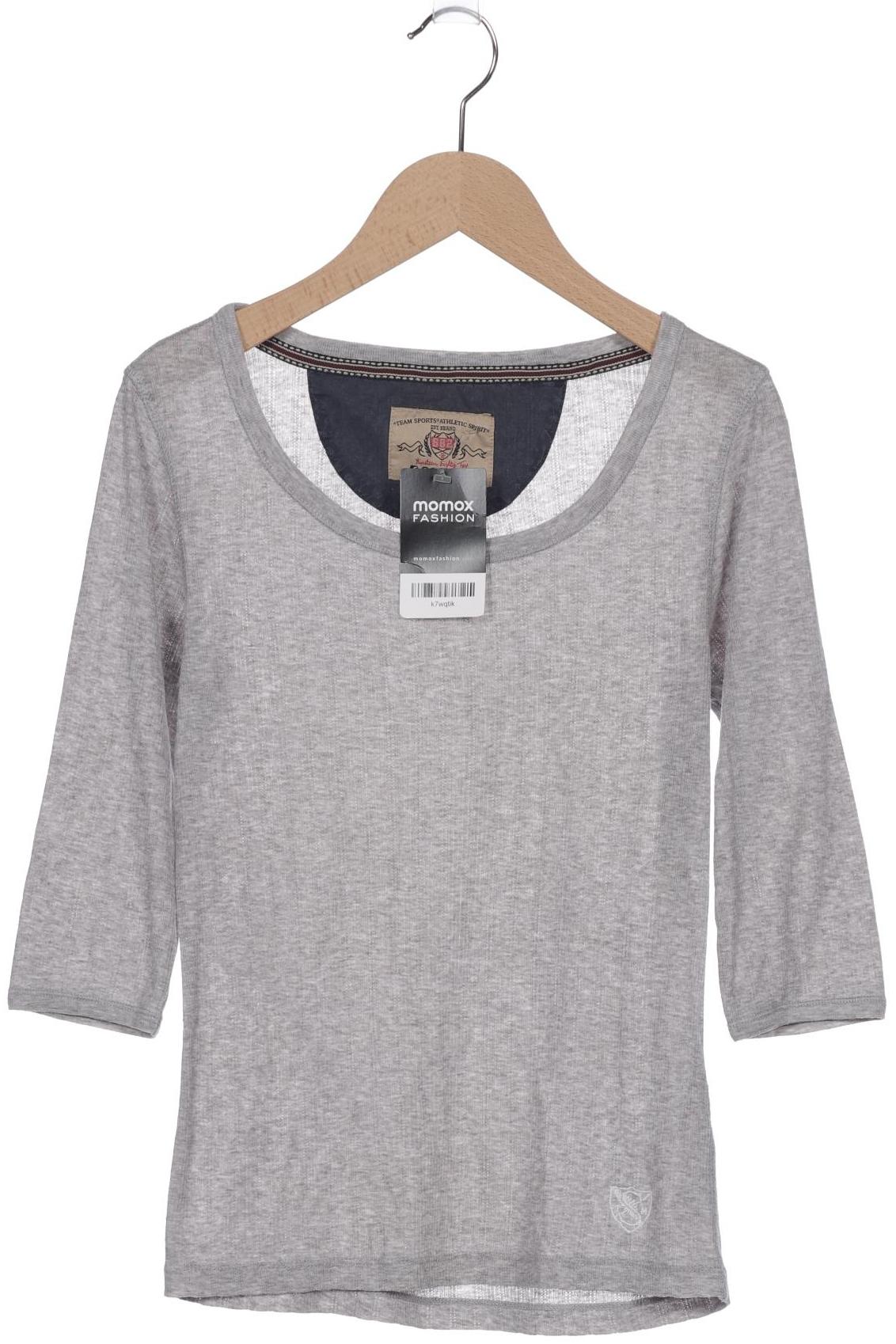 

SOCCX Damen Langarmshirt, grau