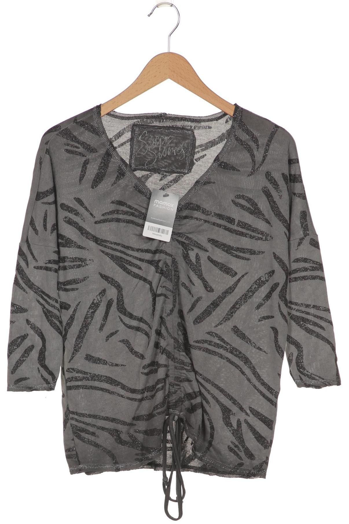 

SOCCX Damen Langarmshirt, grau