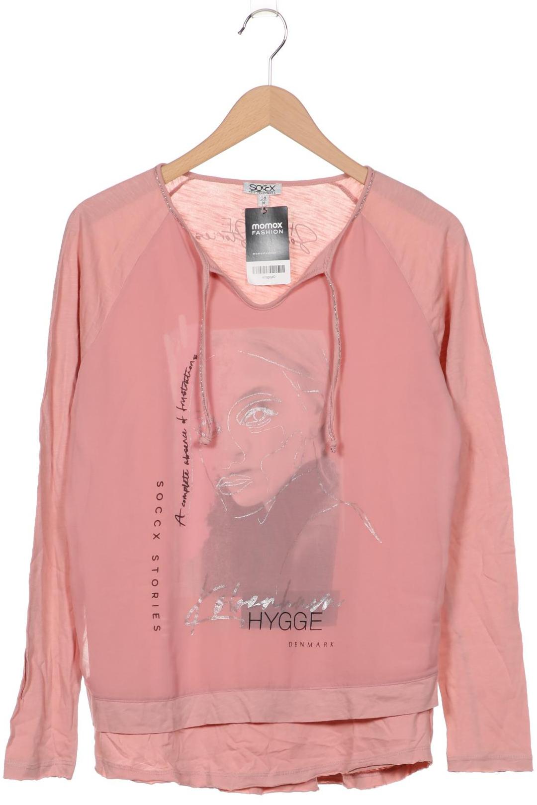 

SOCCX Damen Langarmshirt, pink