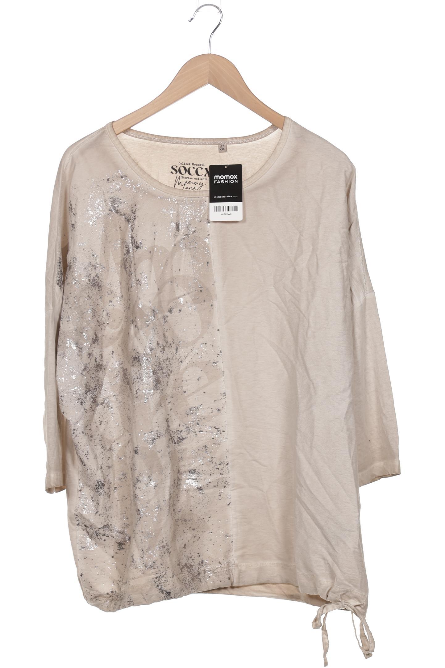 

Soccx Damen Langarmshirt, grau, Gr. 44