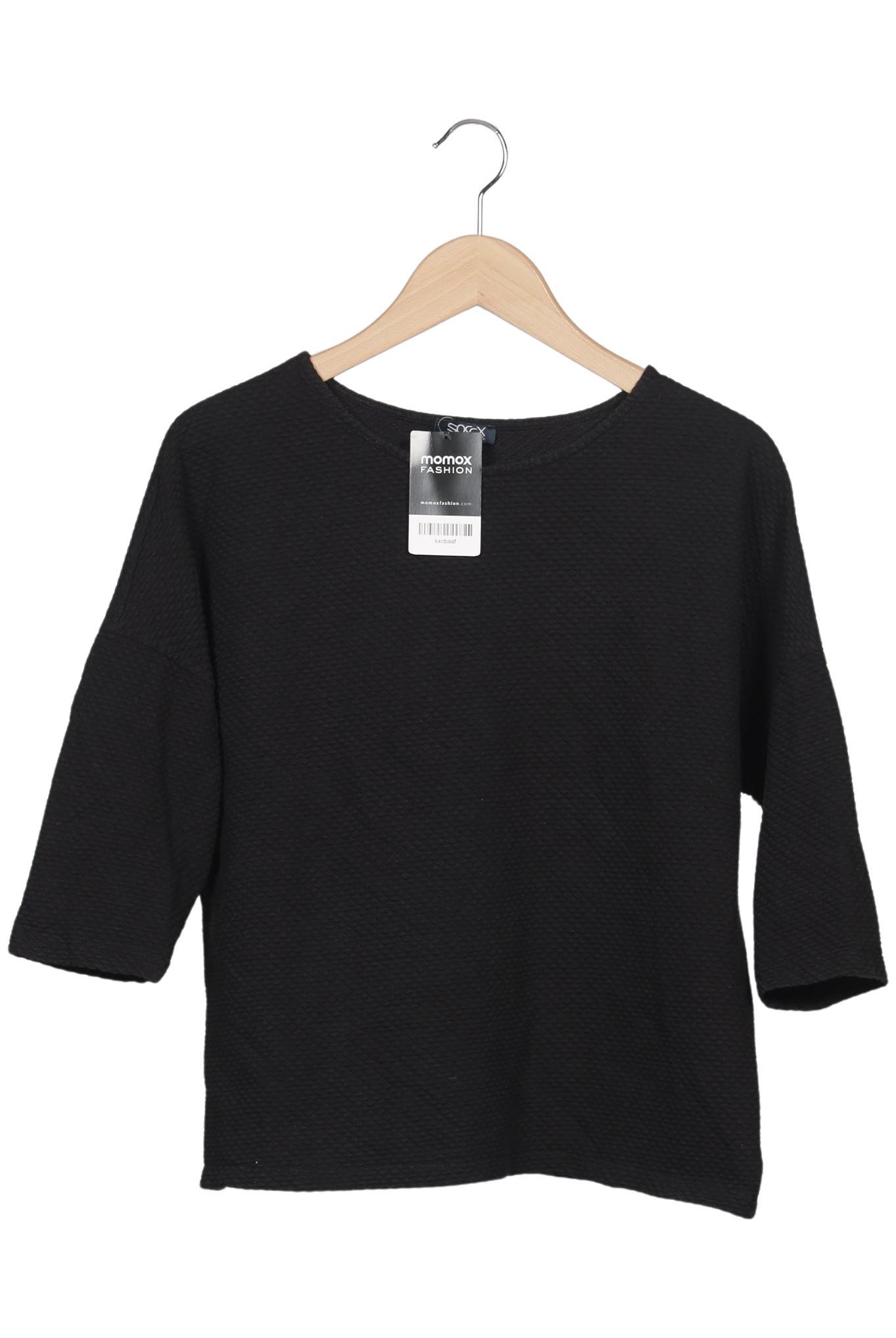 

Soccx Damen Langarmshirt, schwarz, Gr. 36