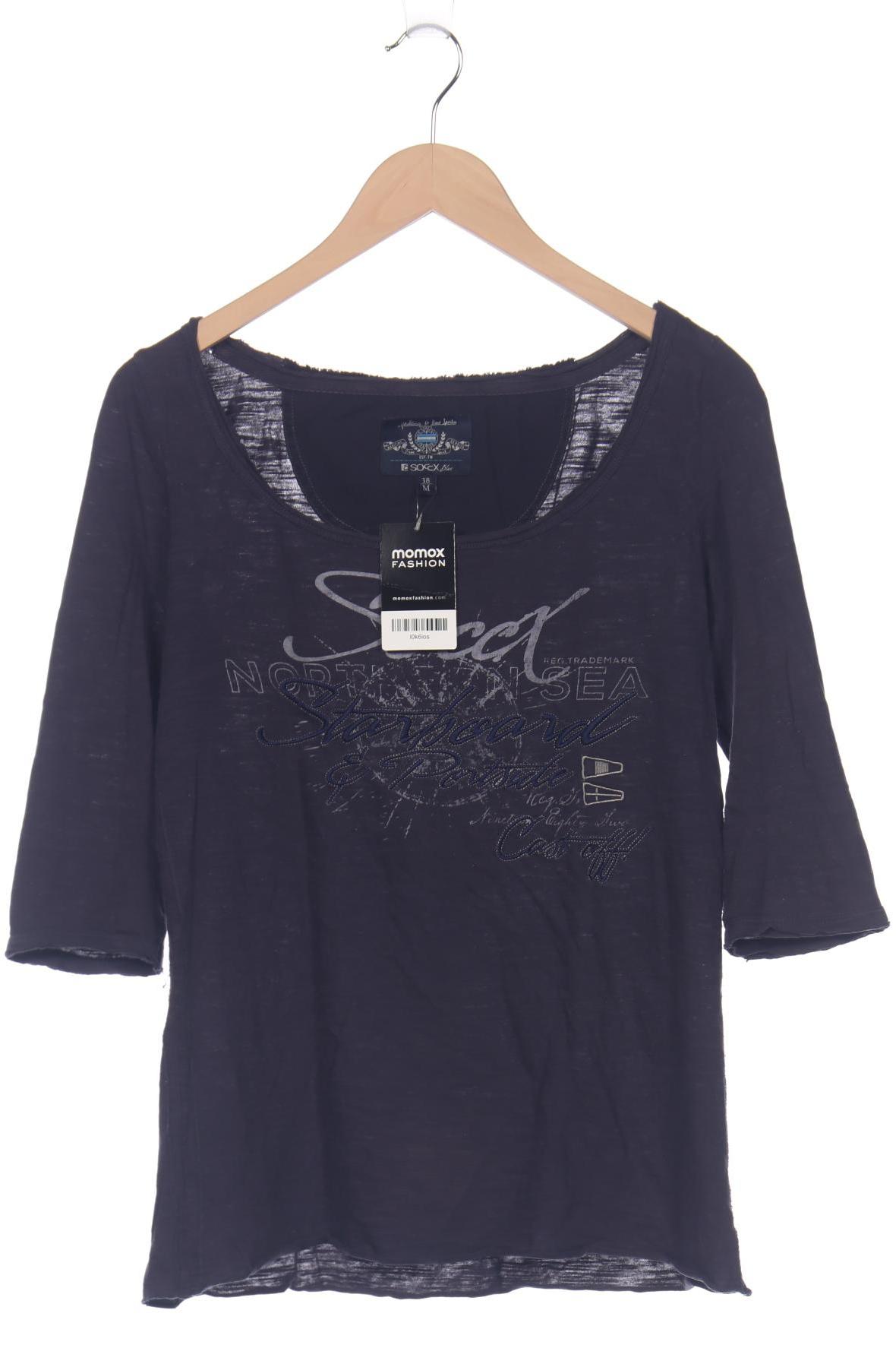 

Soccx Damen Langarmshirt, marineblau, Gr. 38