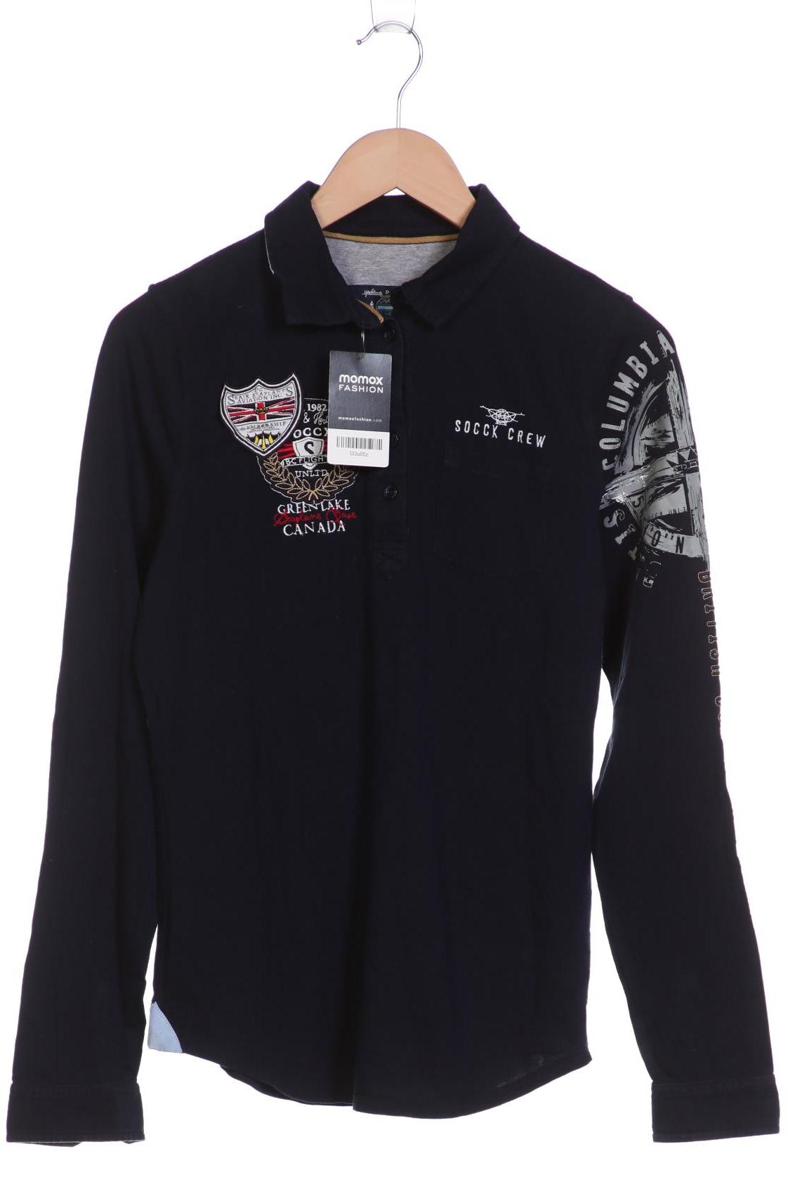 

SOCCX Damen Langarmshirt, marineblau
