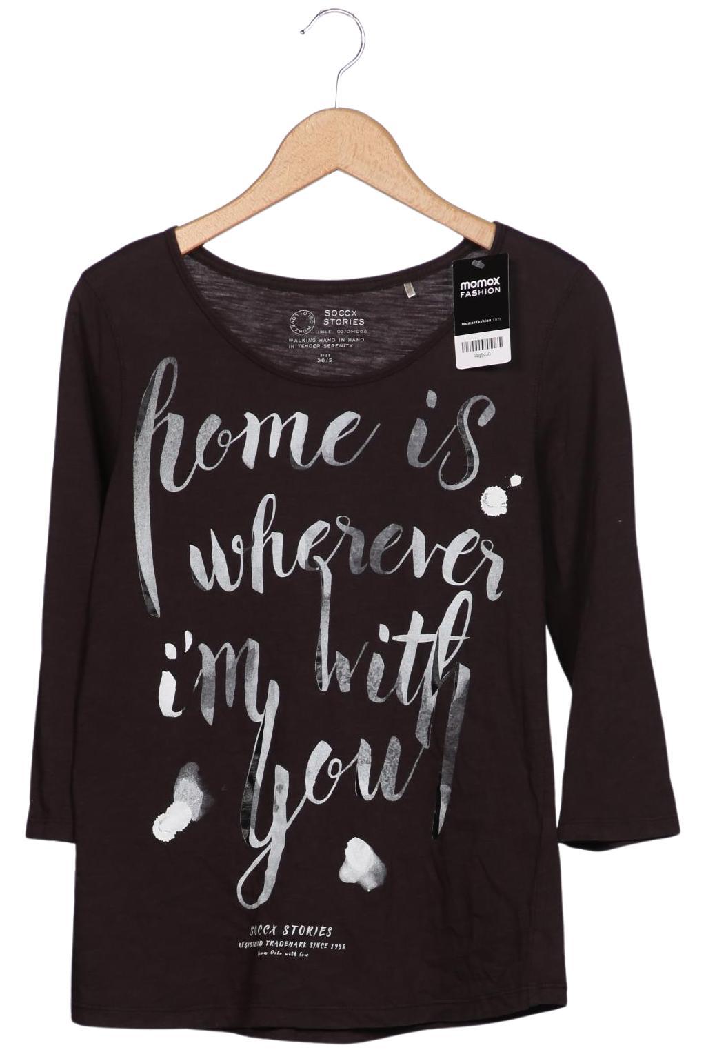 

Soccx Damen Langarmshirt, mehrfarbig, Gr. 36