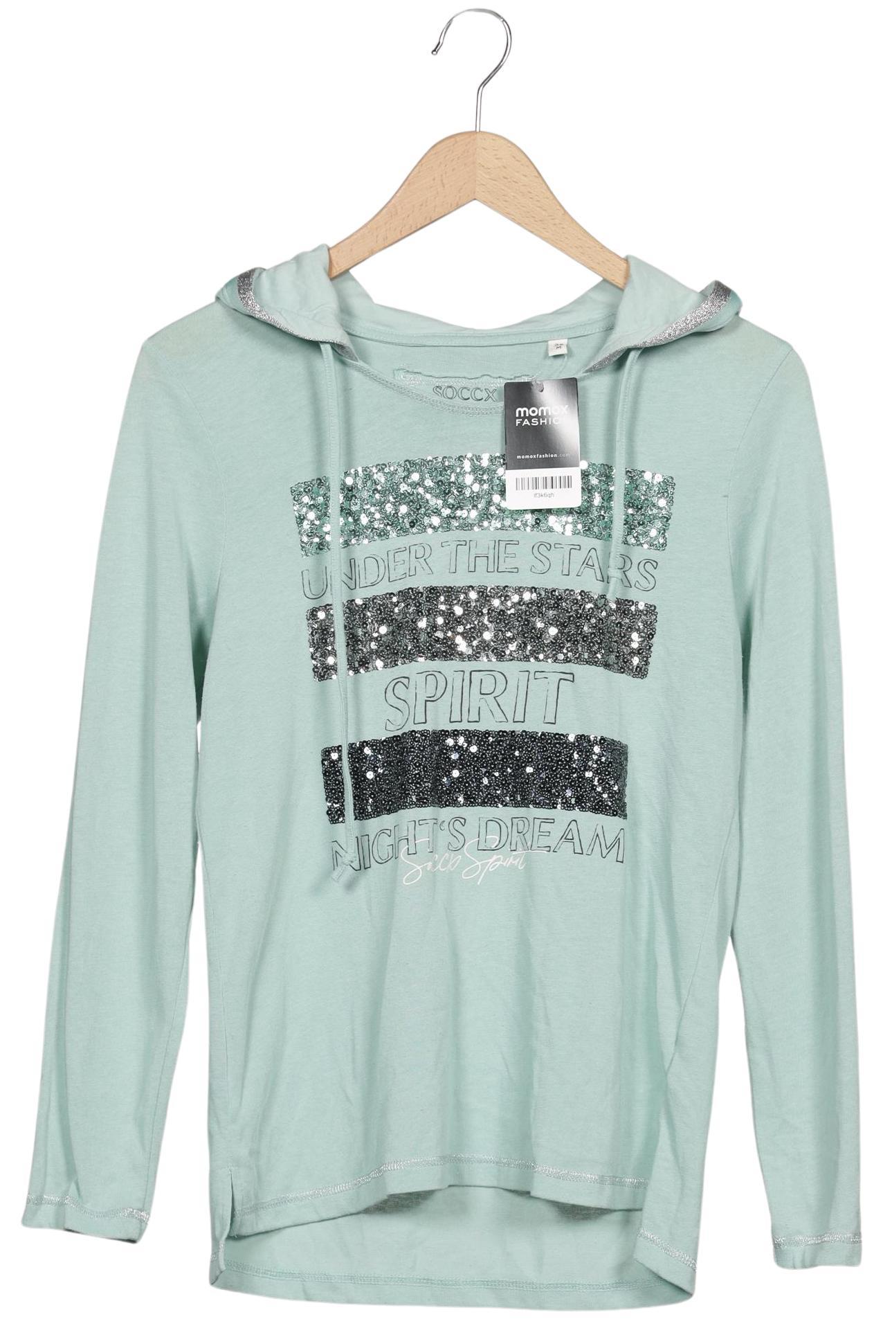 

Soccx Damen Langarmshirt, hellgrün, Gr. 38