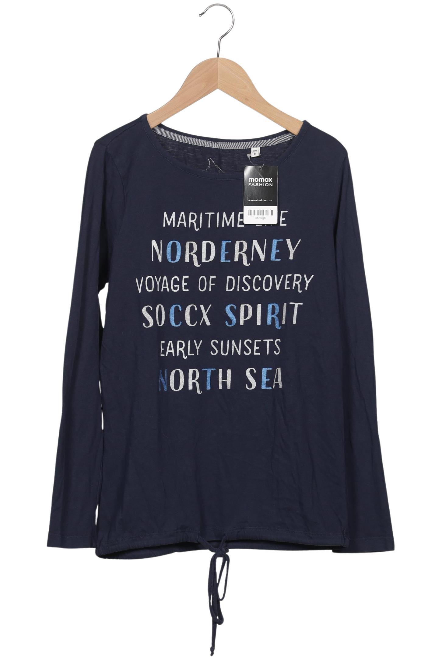 

Soccx Damen Langarmshirt, marineblau, Gr. 36