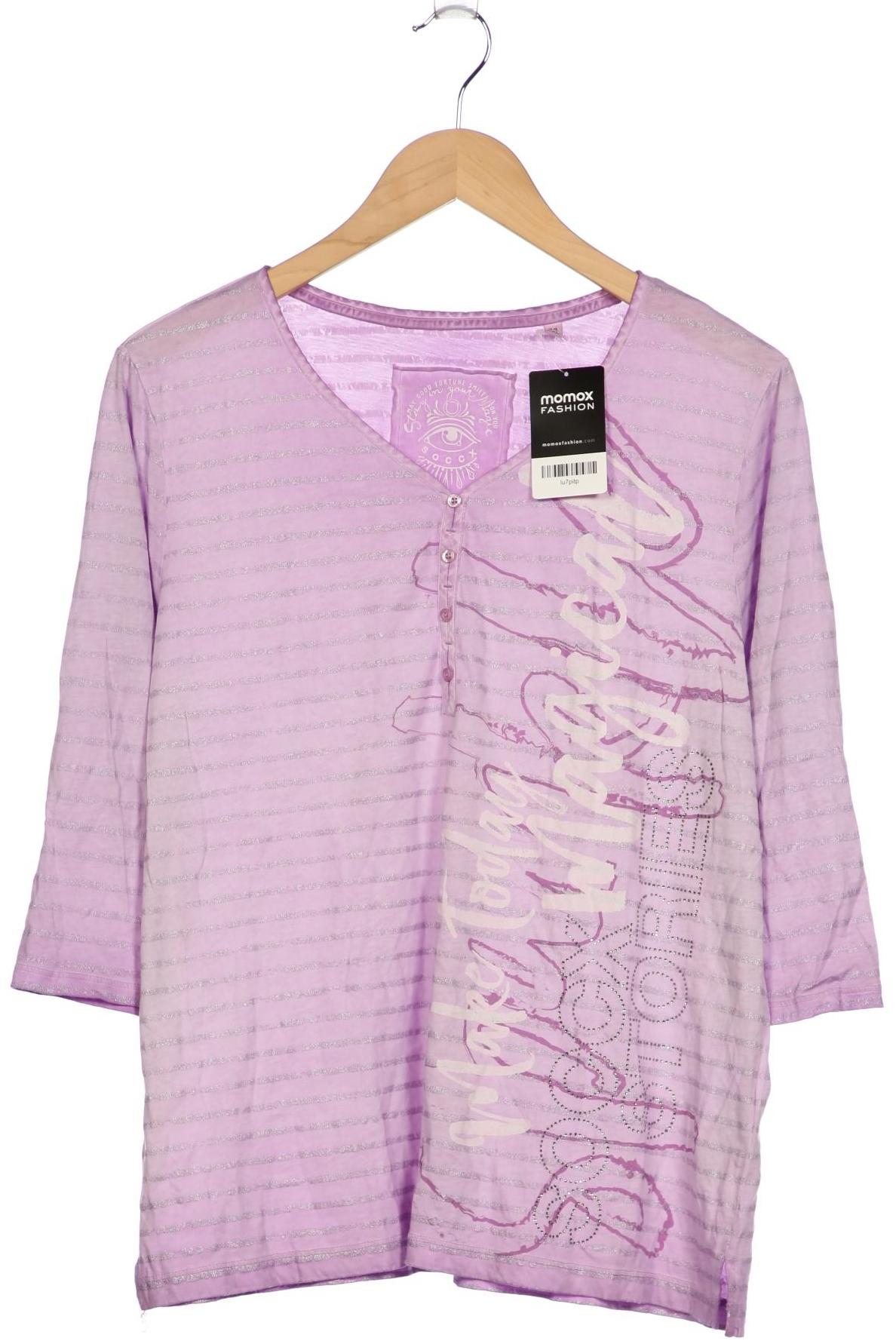 

Soccx Damen Langarmshirt, flieder, Gr. 46