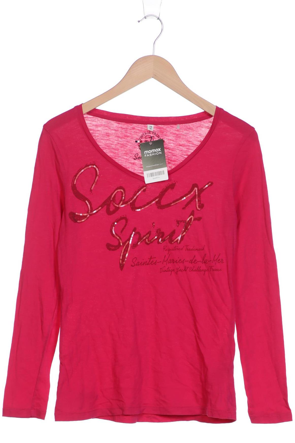 

SOCCX Damen Langarmshirt, pink