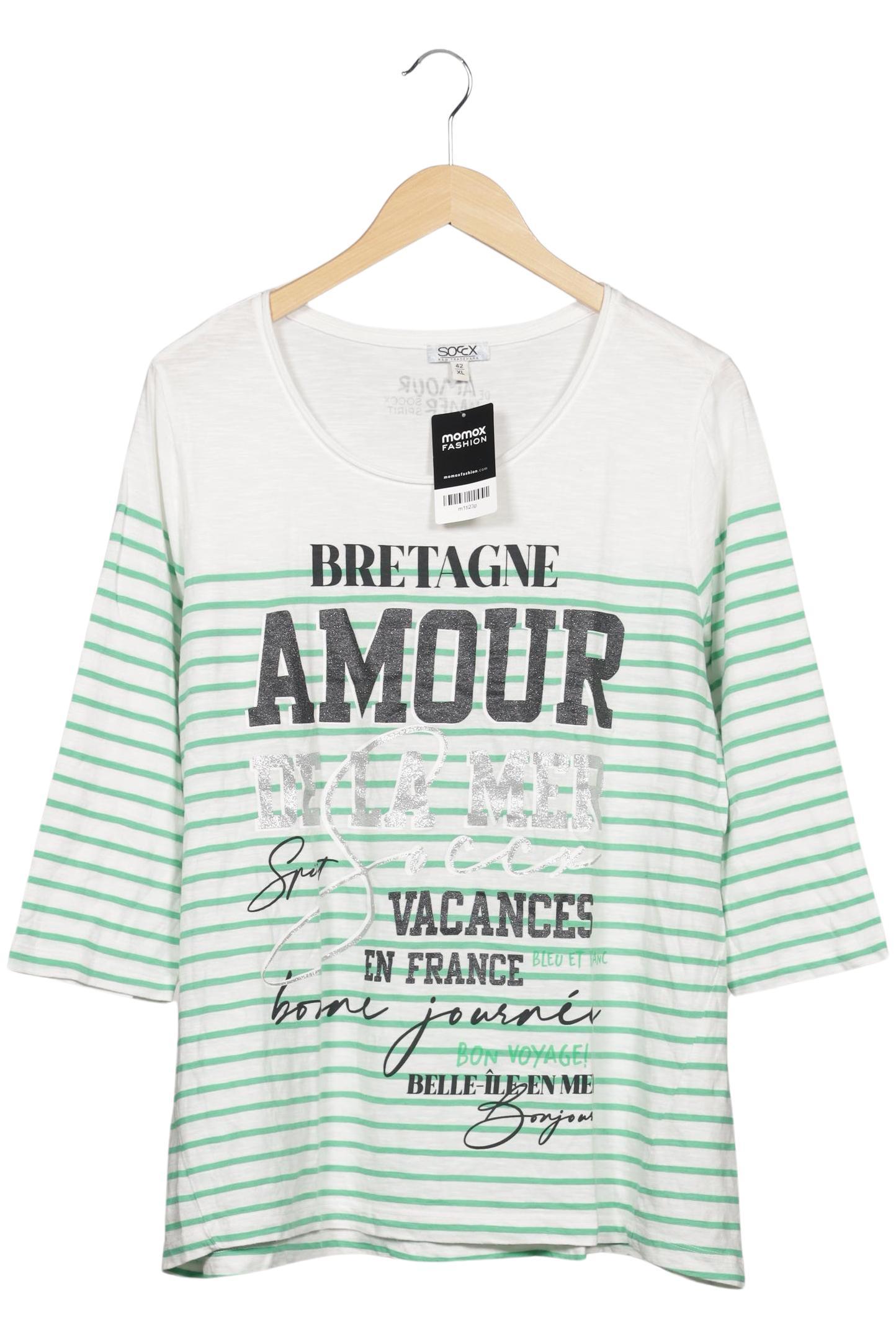 

Soccx Damen Langarmshirt, mehrfarbig, Gr. 42