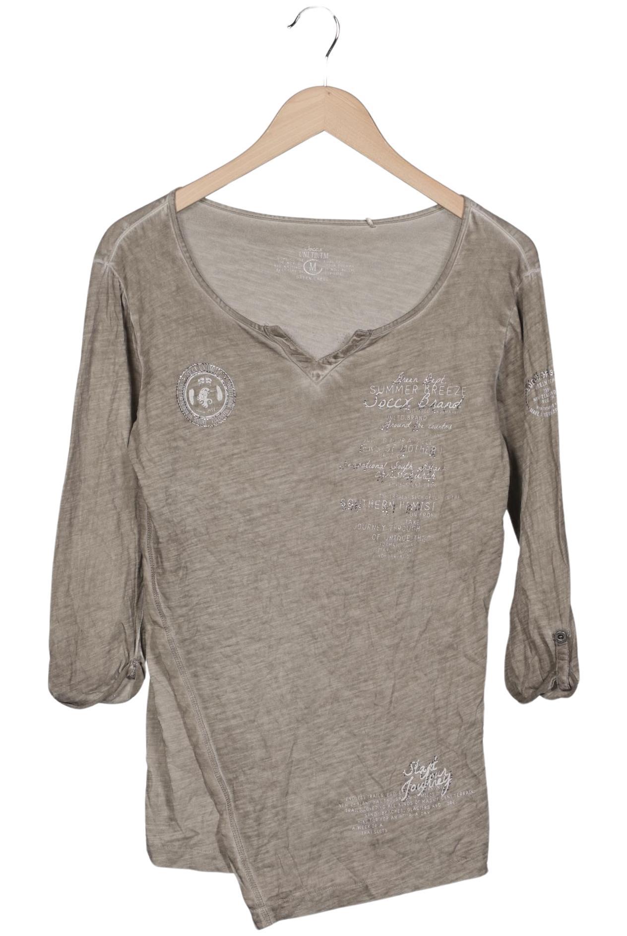 

Soccx Damen Langarmshirt, beige, Gr. 38