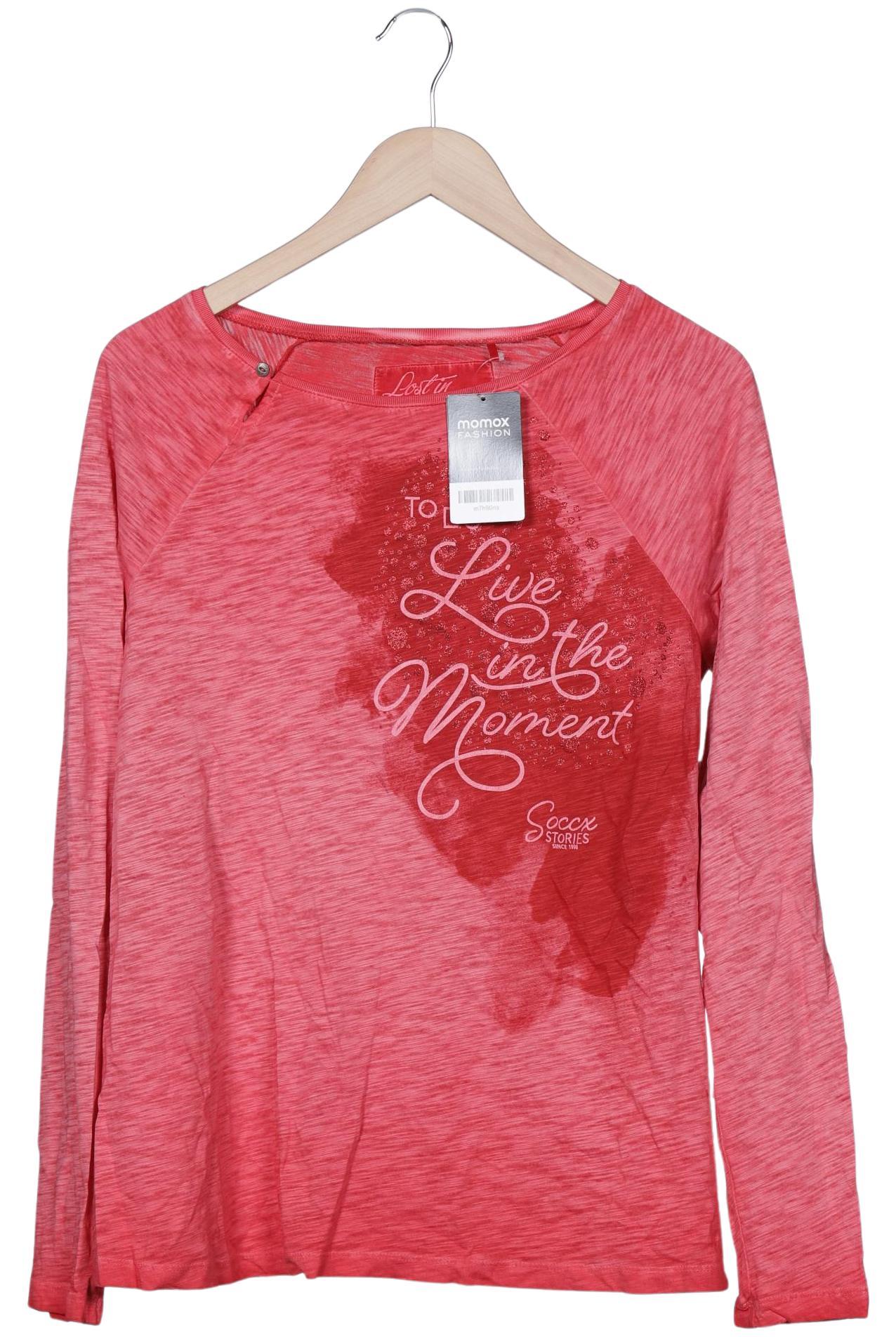 

Soccx Damen Langarmshirt, rot, Gr. 40