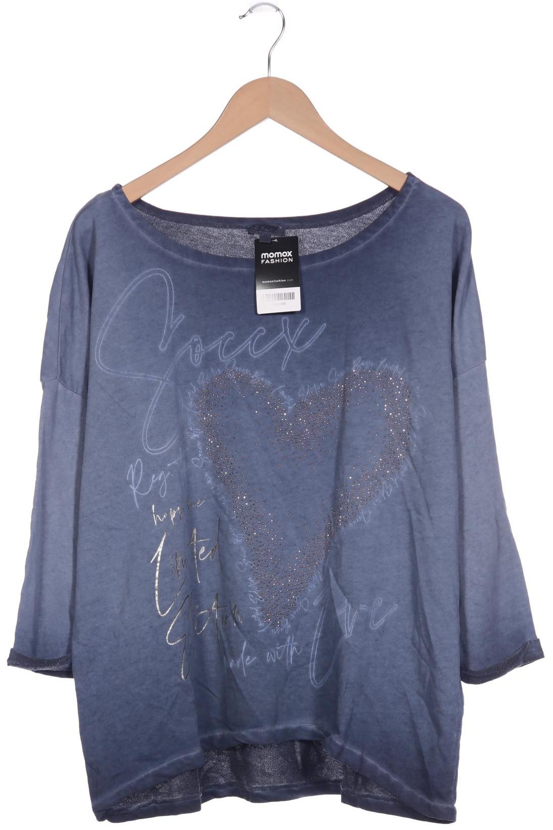 

Soccx Damen Langarmshirt, blau, Gr. 44