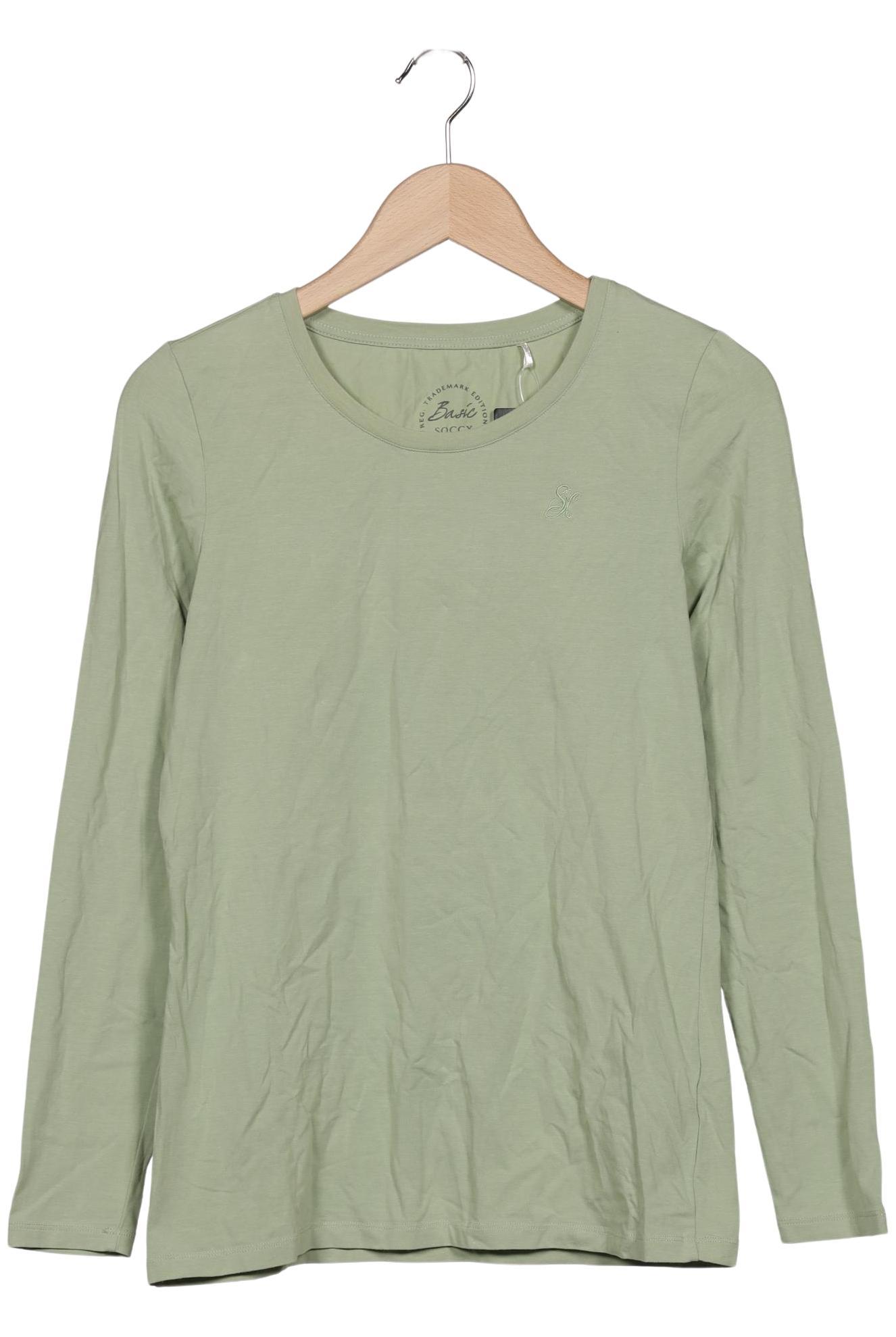 

Soccx Damen Langarmshirt, hellgrün, Gr. 38