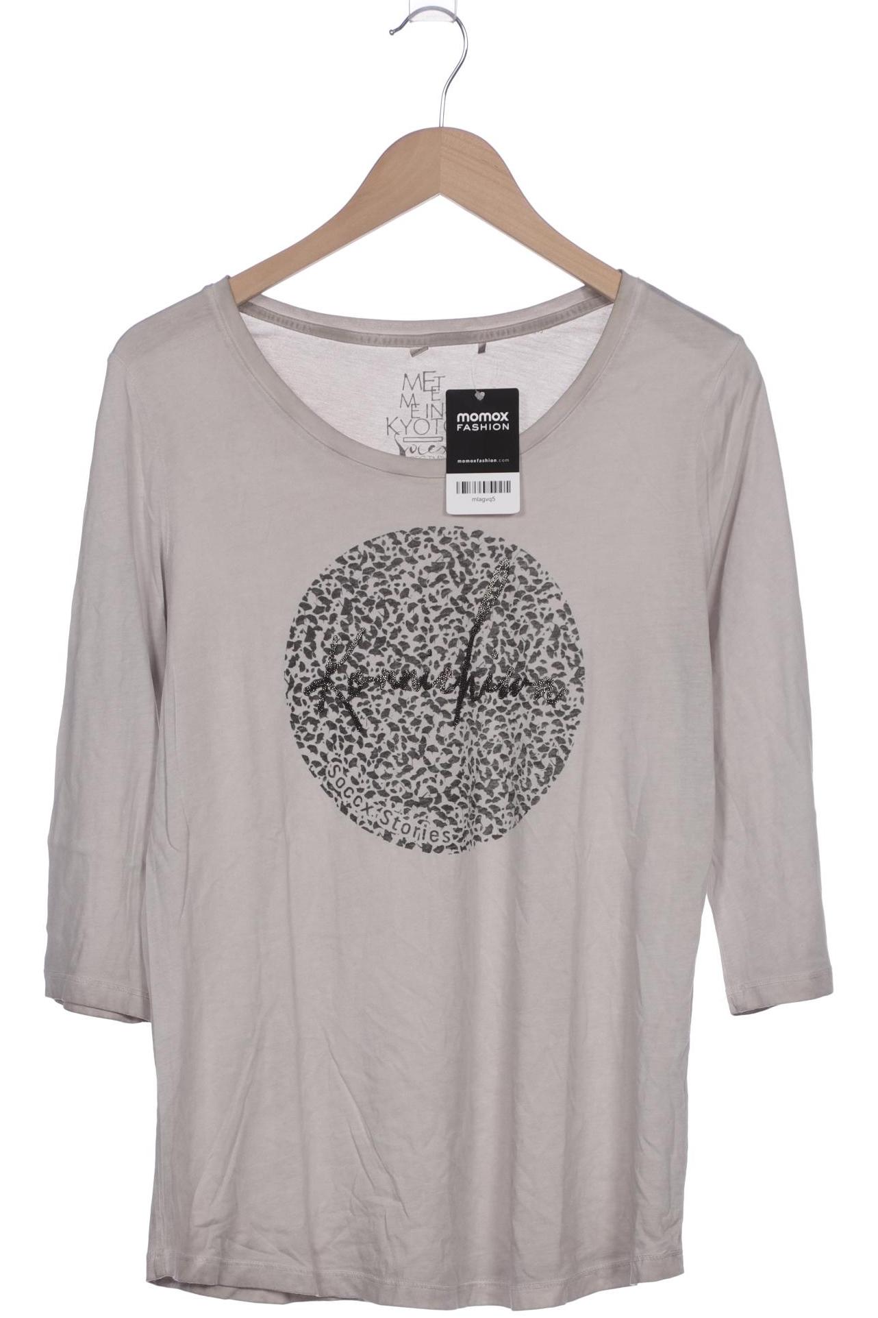 

Soccx Damen Langarmshirt, grau, Gr. 42