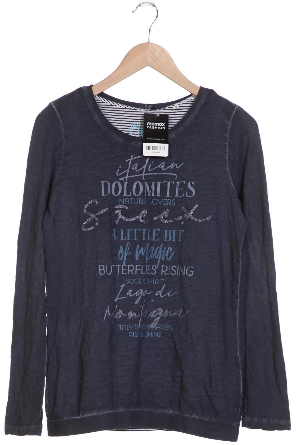 

Soccx Damen Langarmshirt, marineblau, Gr. 36