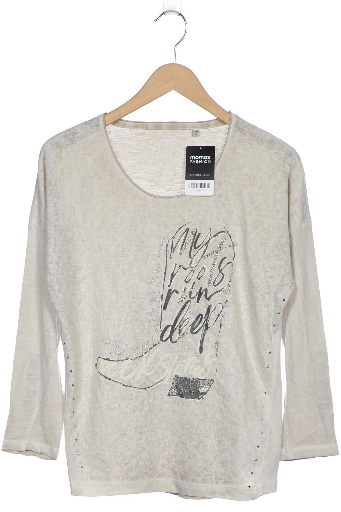 

SOCCX Damen Langarmshirt, grau