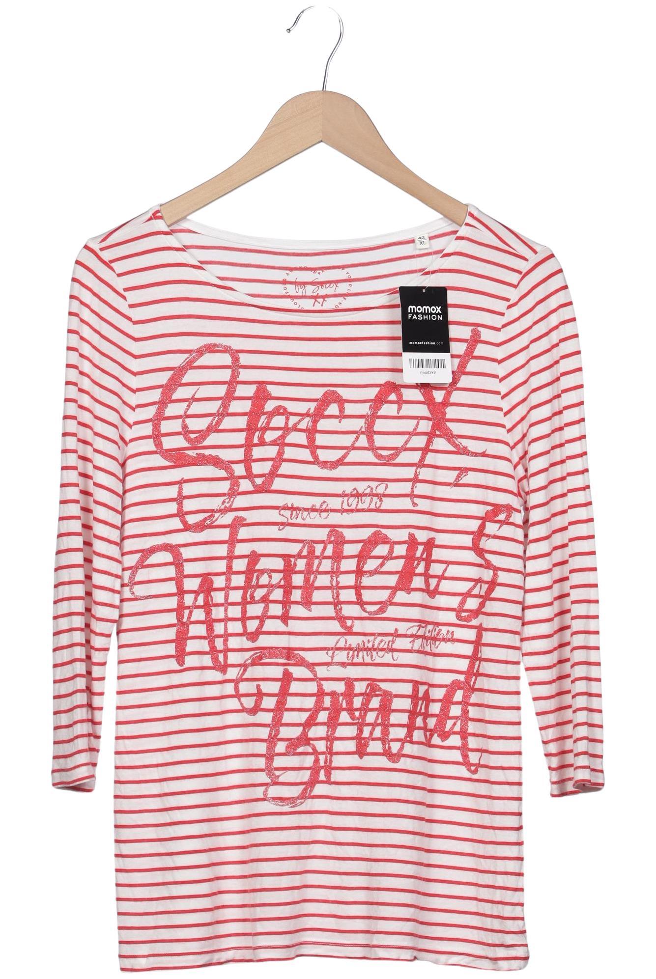 

Soccx Damen Langarmshirt, weiß, Gr. 42