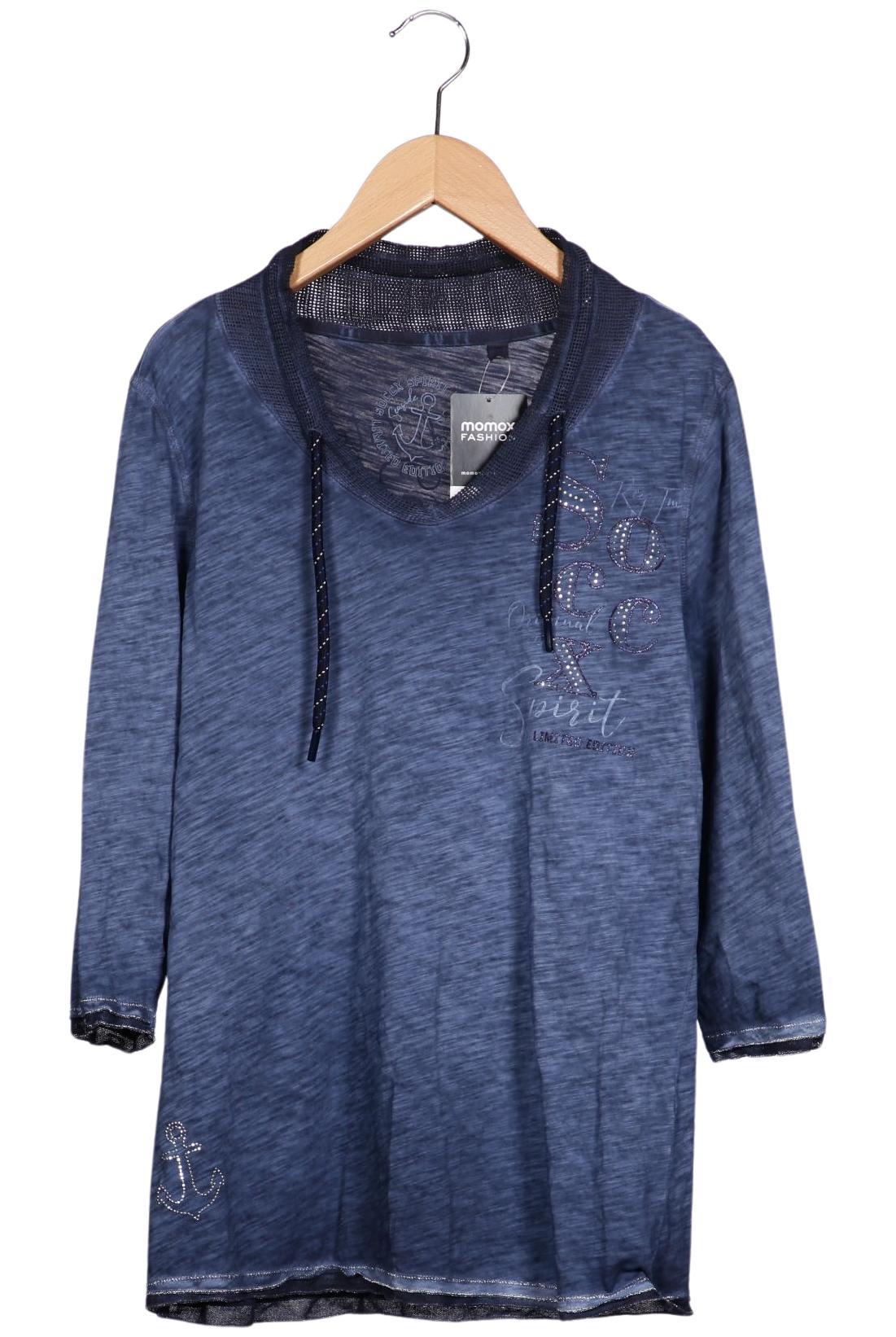 

Soccx Damen Langarmshirt, marineblau, Gr. 38