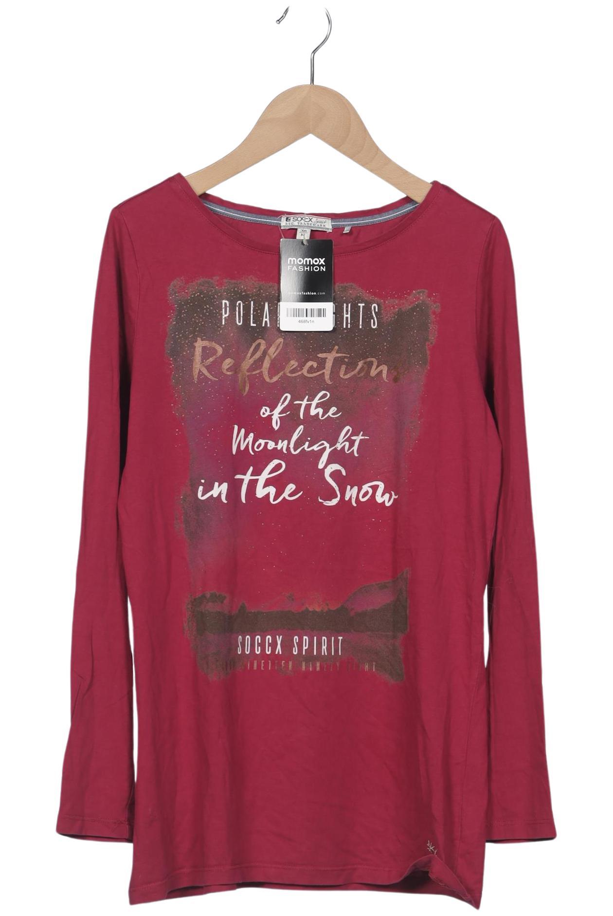 

Soccx Damen Langarmshirt, rot, Gr. 38