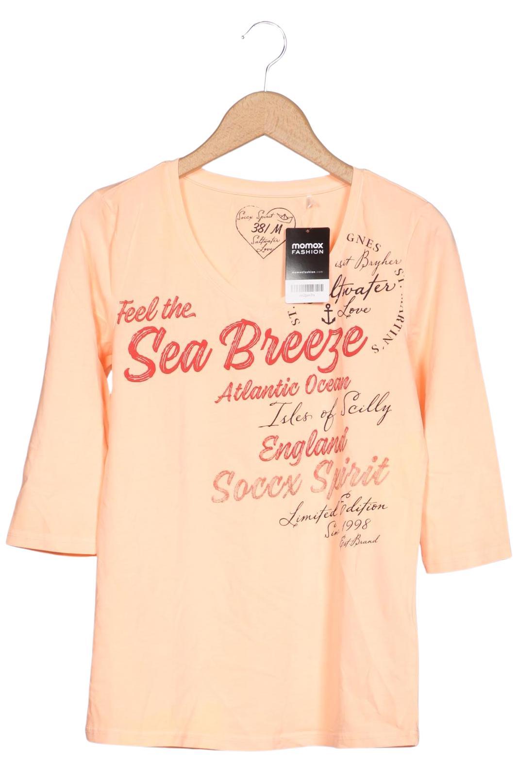 

Soccx Damen Langarmshirt, orange, Gr. 38