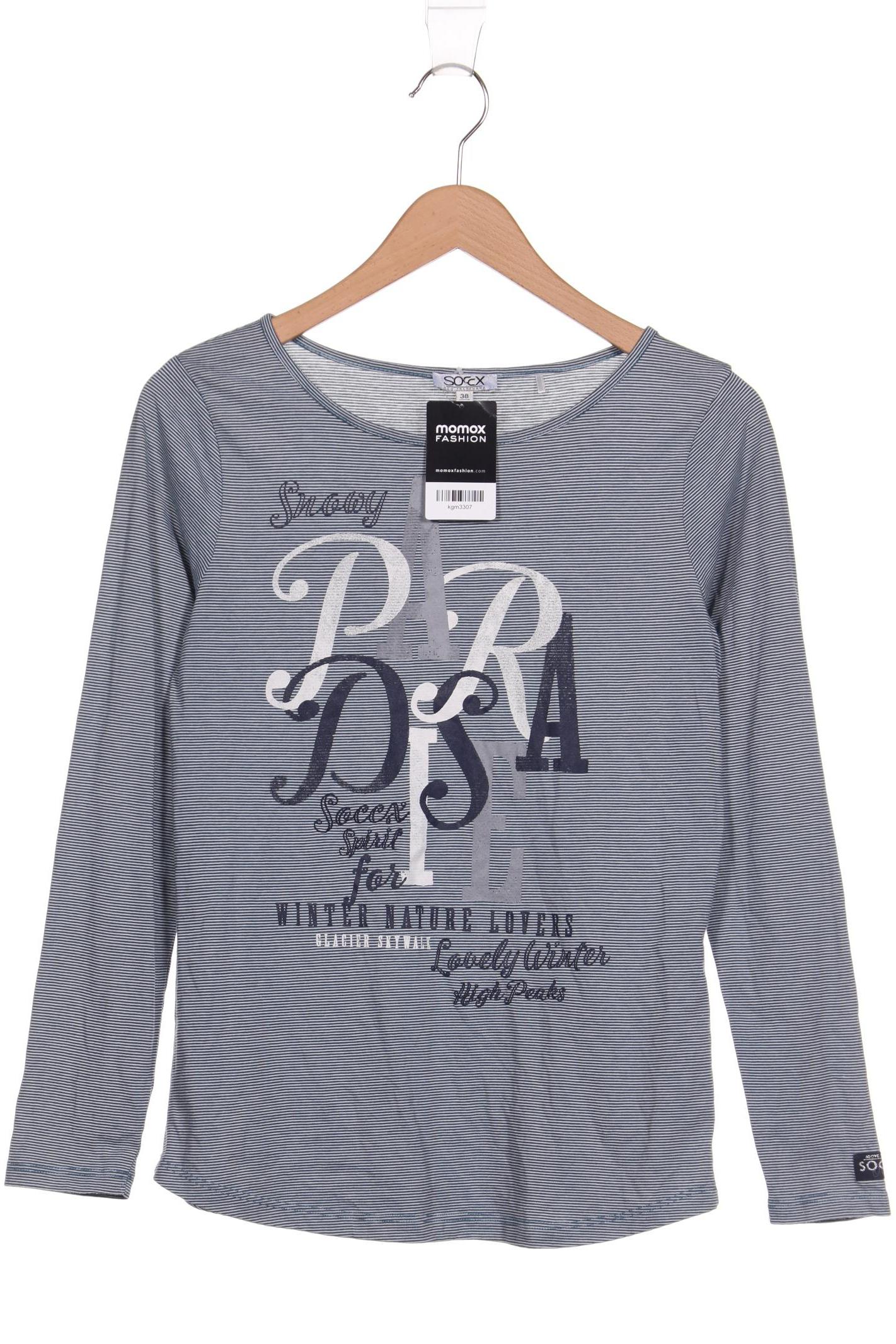 

SOCCX Damen Langarmshirt, türkis