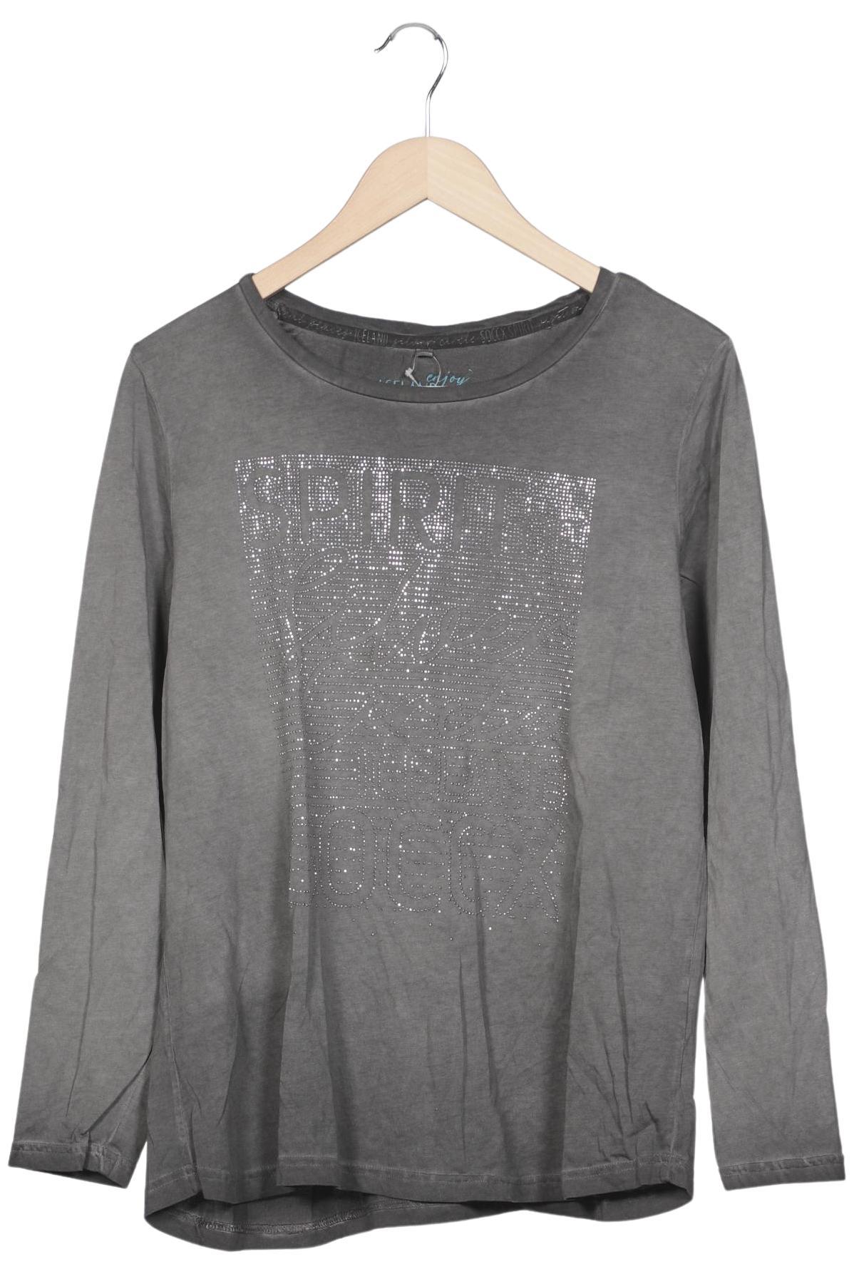 

Soccx Damen Langarmshirt, grau, Gr. 46