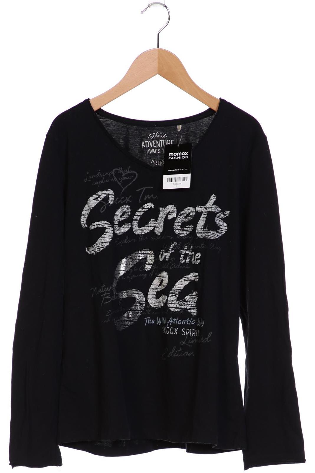 

Soccx Damen Langarmshirt, marineblau, Gr. 42