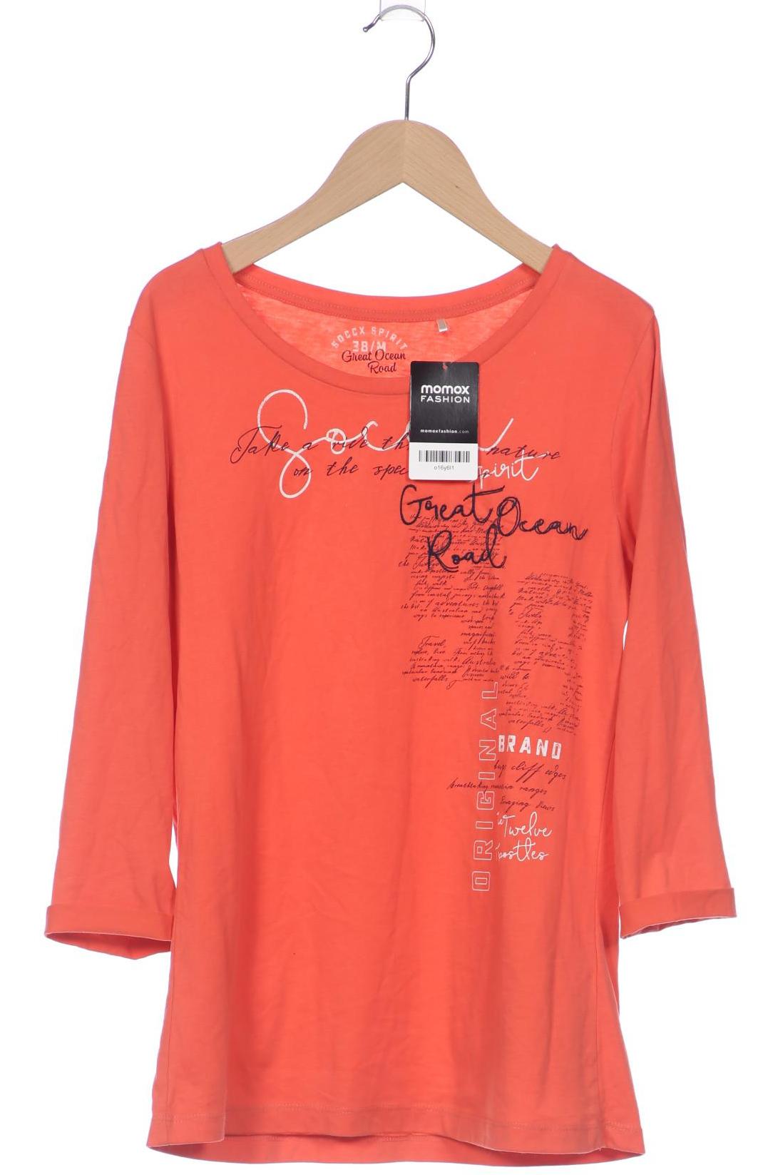 

Soccx Damen Langarmshirt, orange, Gr. 38