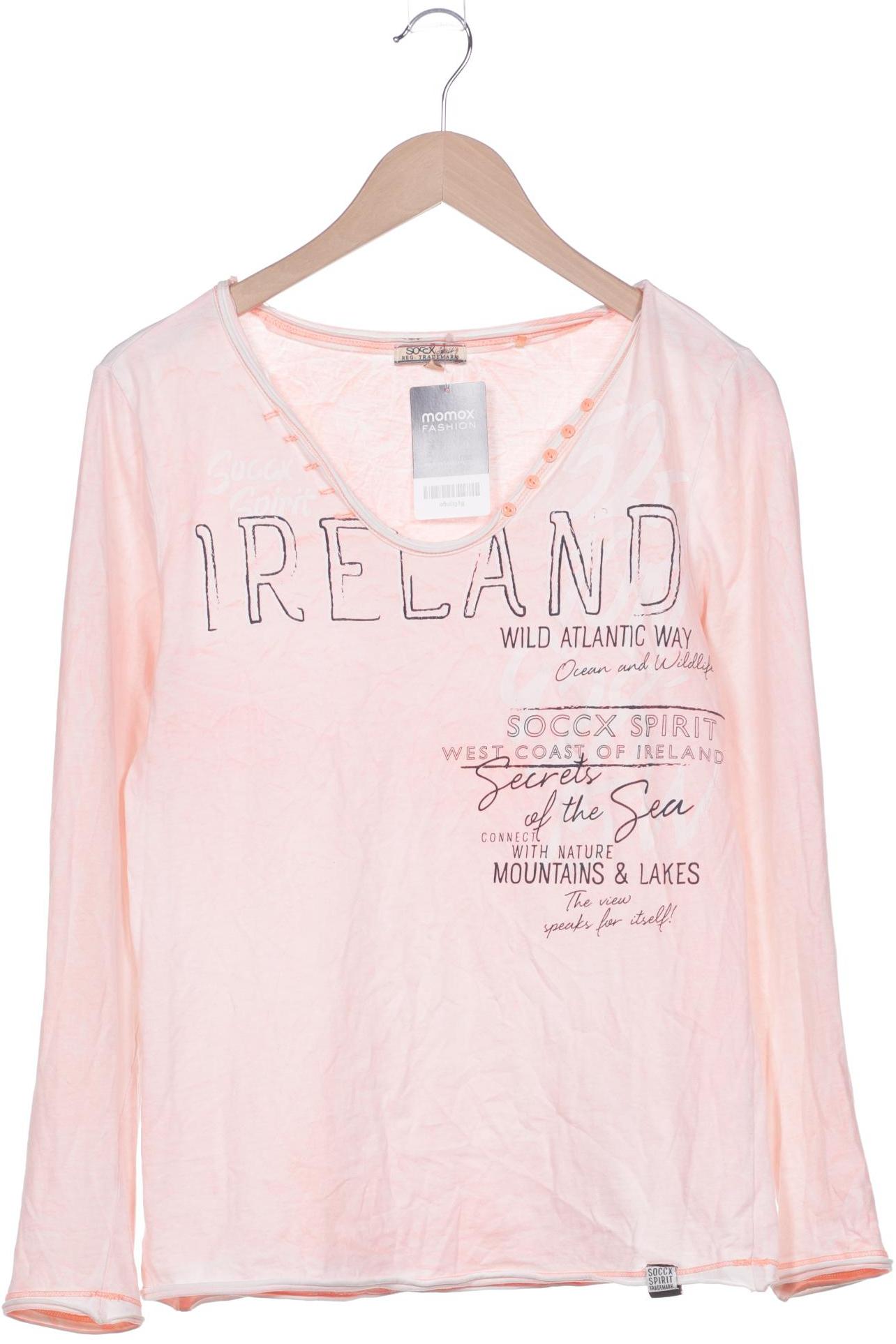 

Soccx Damen Langarmshirt, pink, Gr. 38