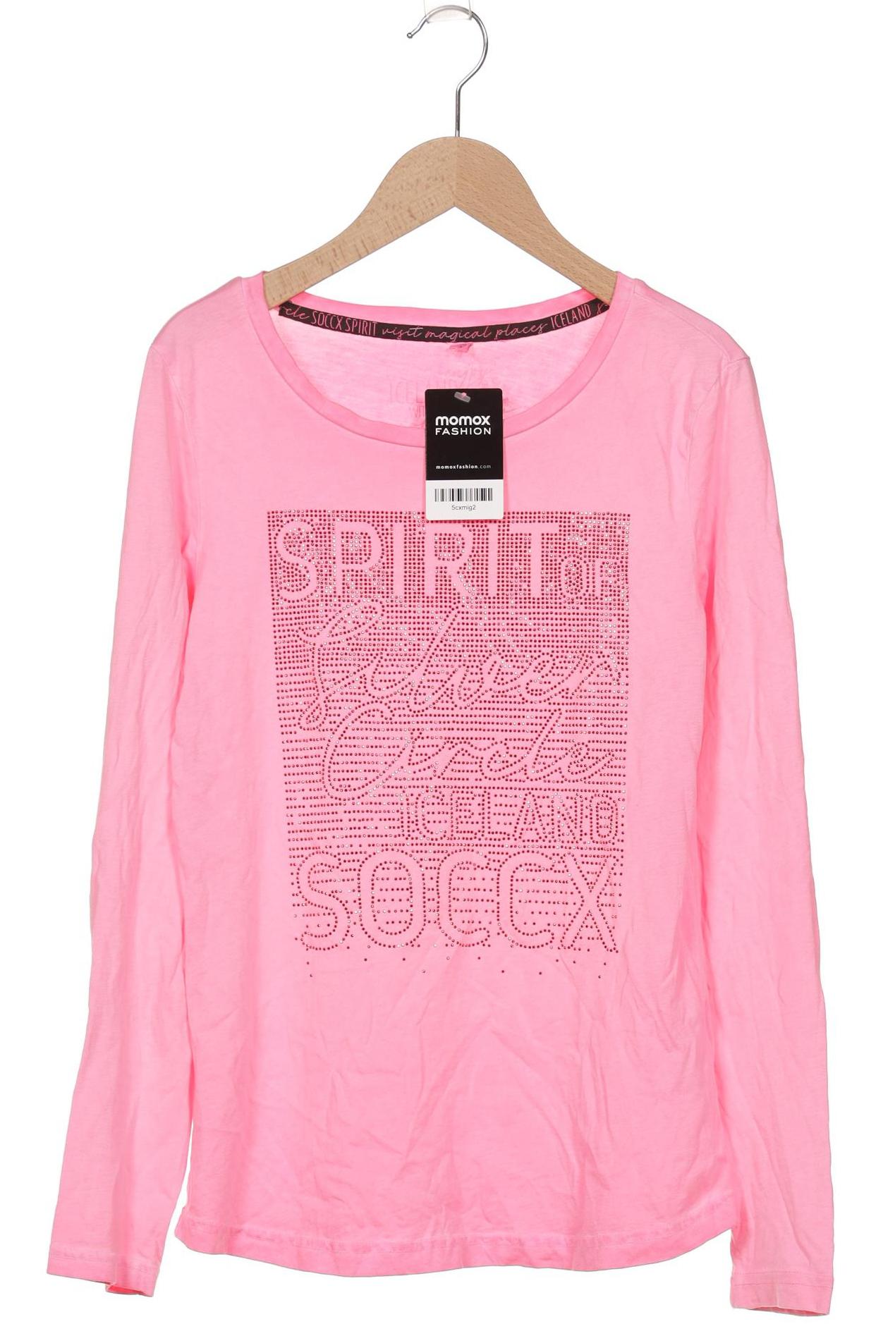 

Soccx Damen Langarmshirt, pink, Gr. 36