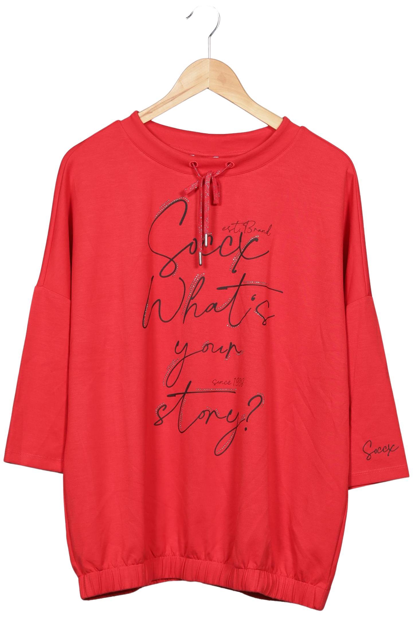 

Soccx Damen Langarmshirt, rot, Gr. 38
