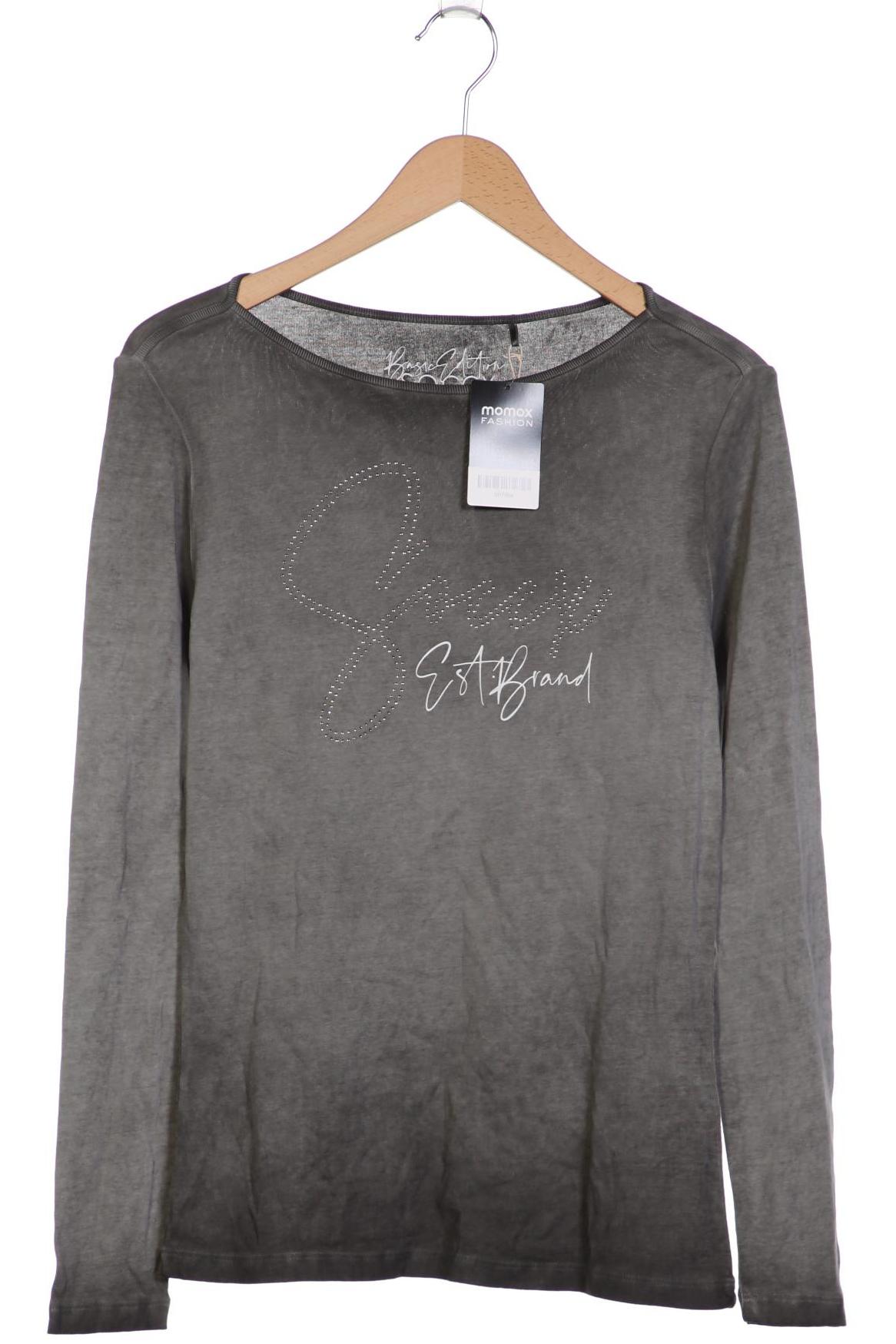 

Soccx Damen Langarmshirt, grau, Gr. 40