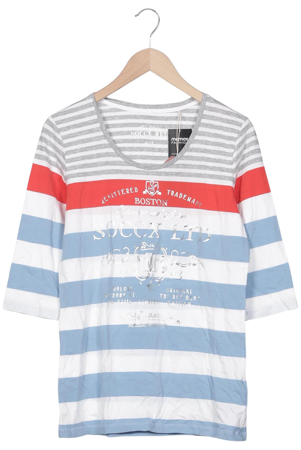 

Soccx Damen Langarmshirt, mehrfarbig, Gr. 40