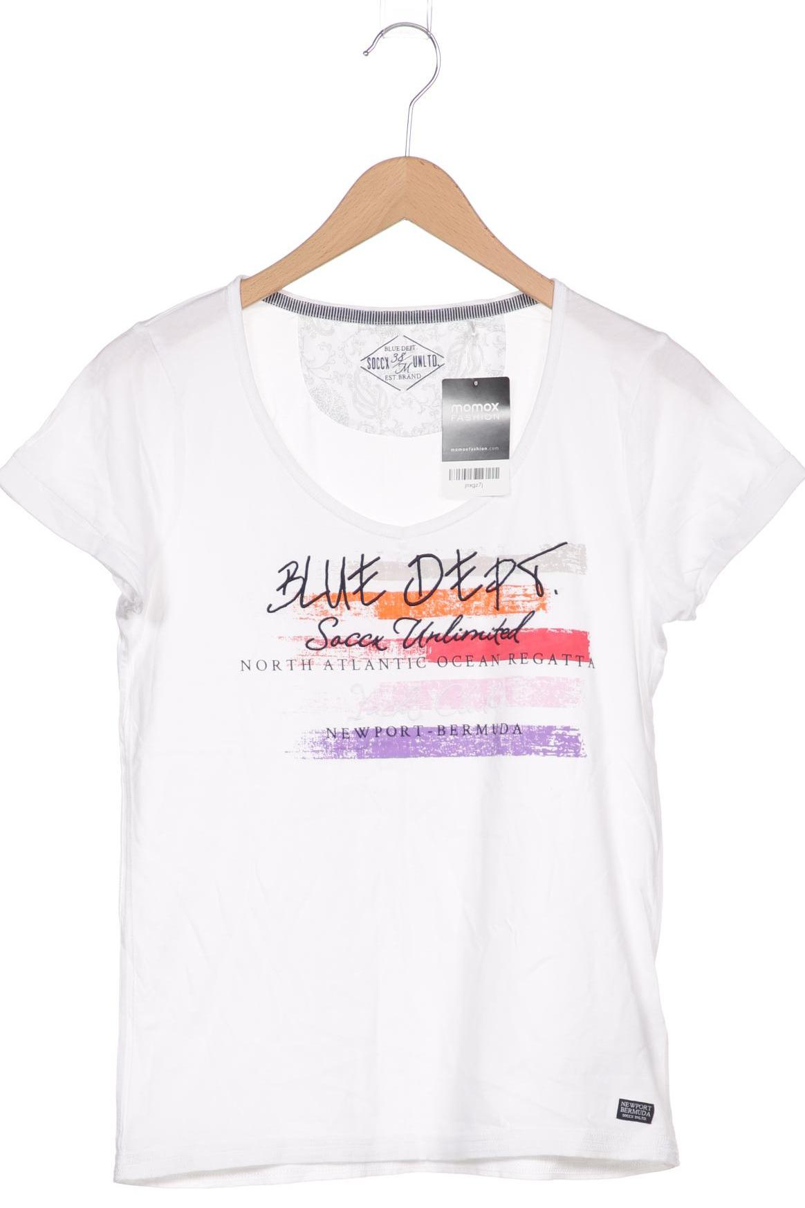 

Soccx Damen Langarmshirt, weiß, Gr. 38