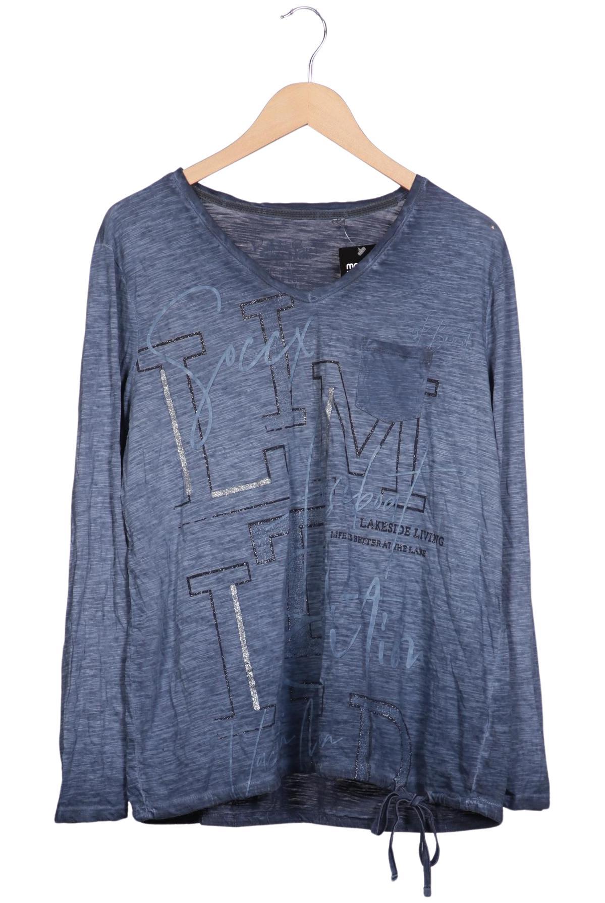 

Soccx Damen Langarmshirt, blau, Gr. 44