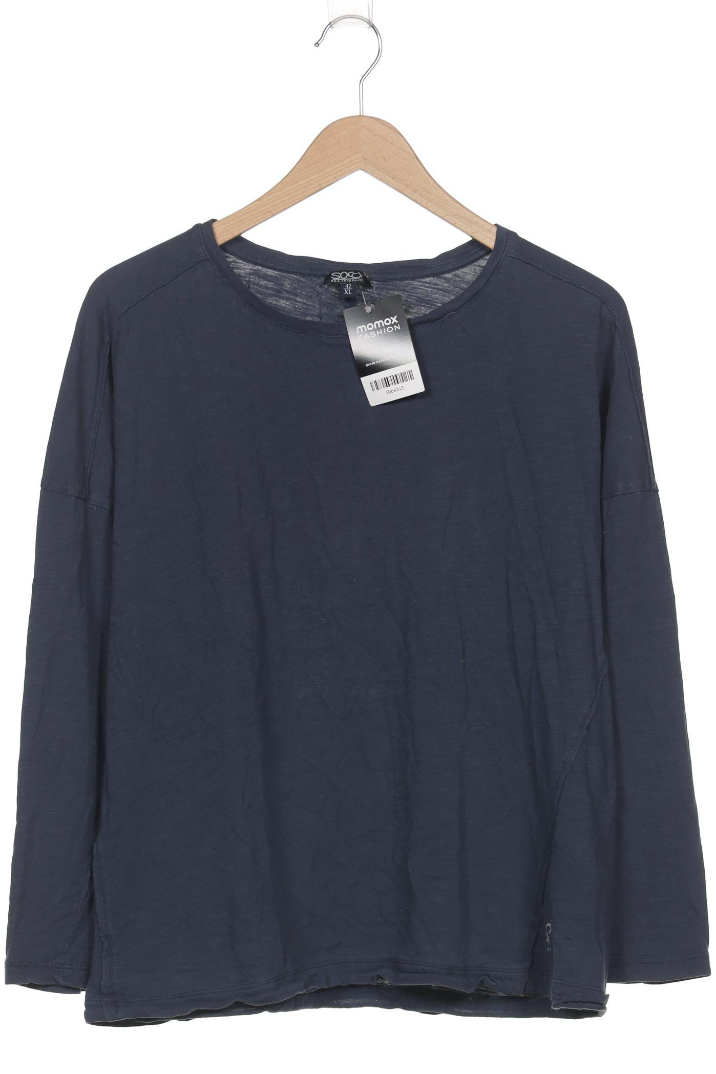 

Soccx Damen Langarmshirt, marineblau, Gr. 42