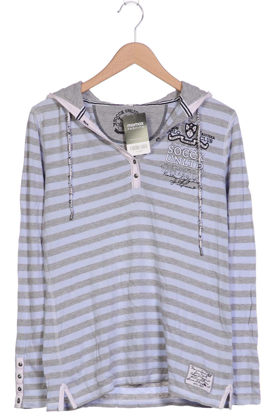 

Soccx Damen Langarmshirt, grau, Gr. 42