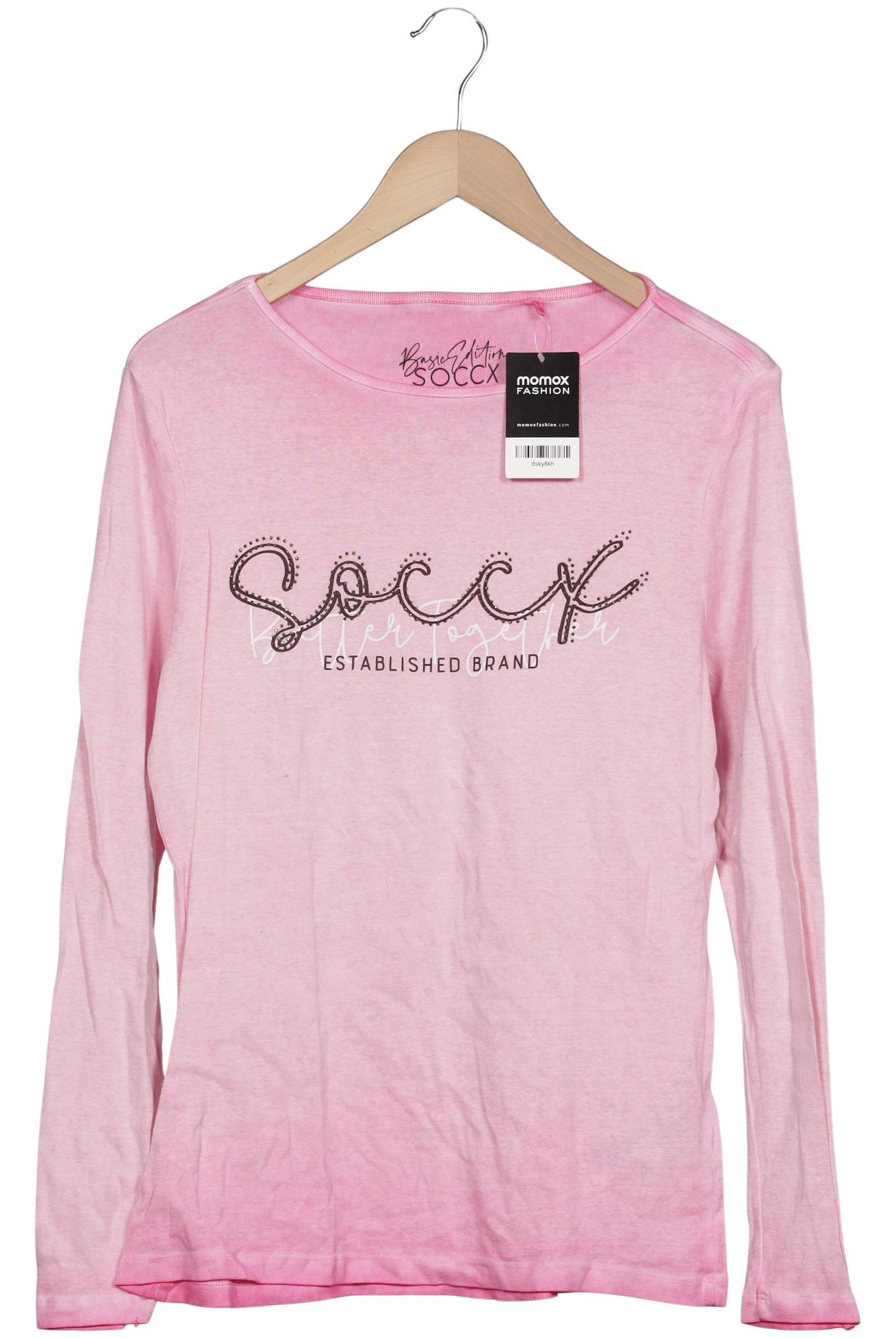 

Soccx Damen Langarmshirt, pink, Gr. 42