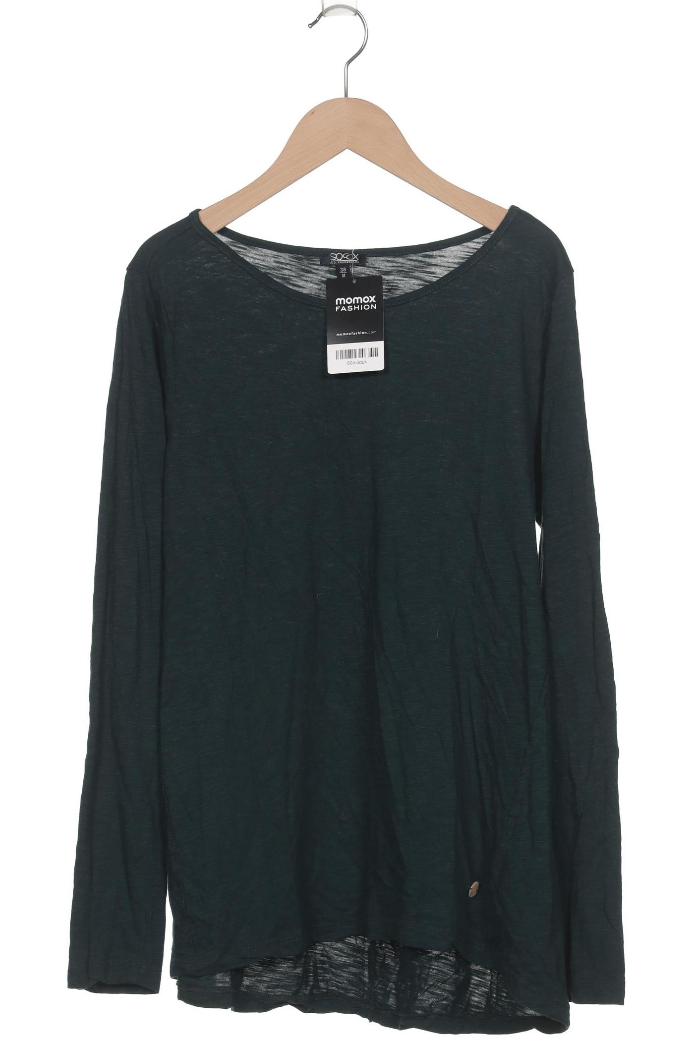 

Soccx Damen Langarmshirt, grün, Gr. 38