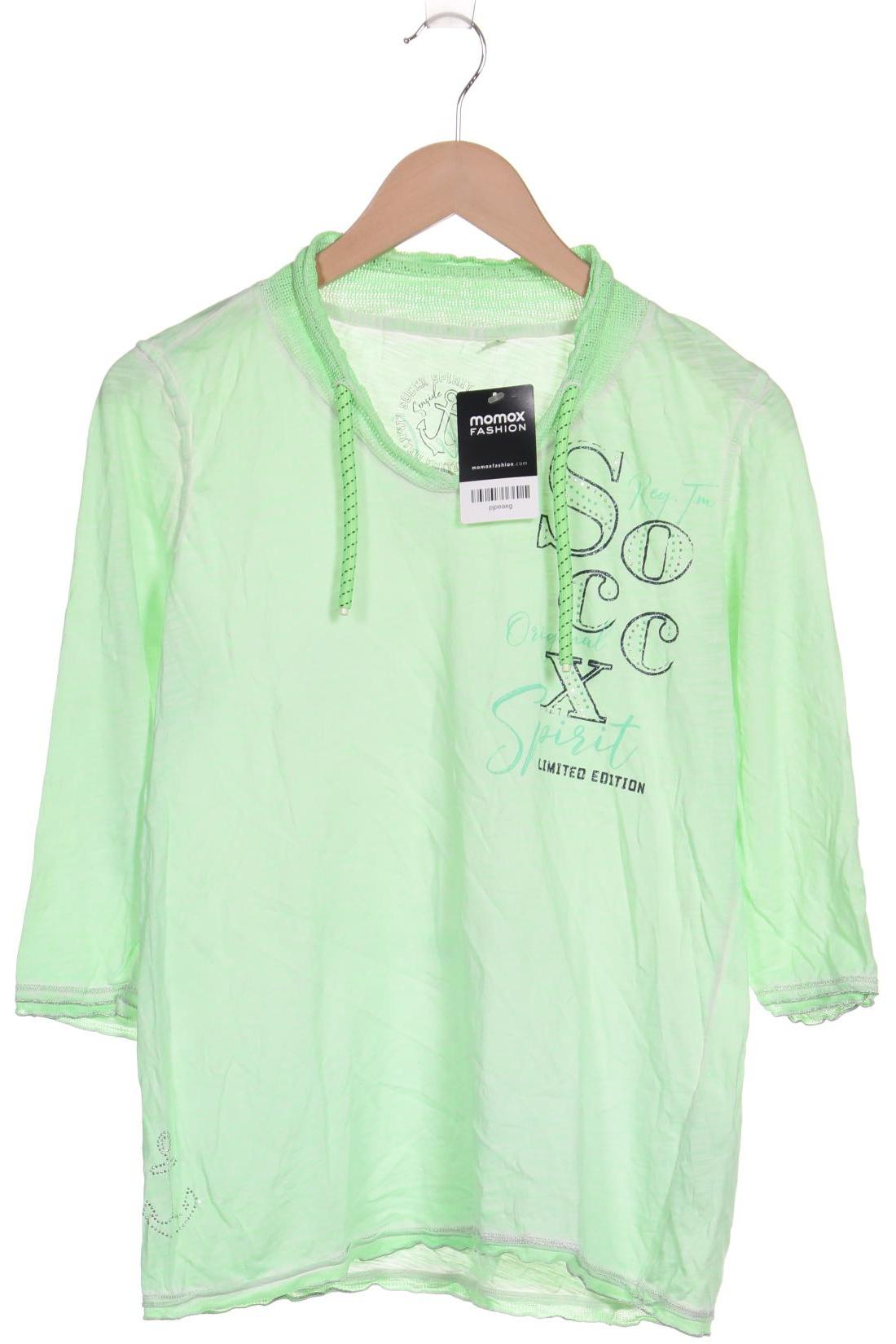 

Soccx Damen Langarmshirt, hellgrün, Gr. 40