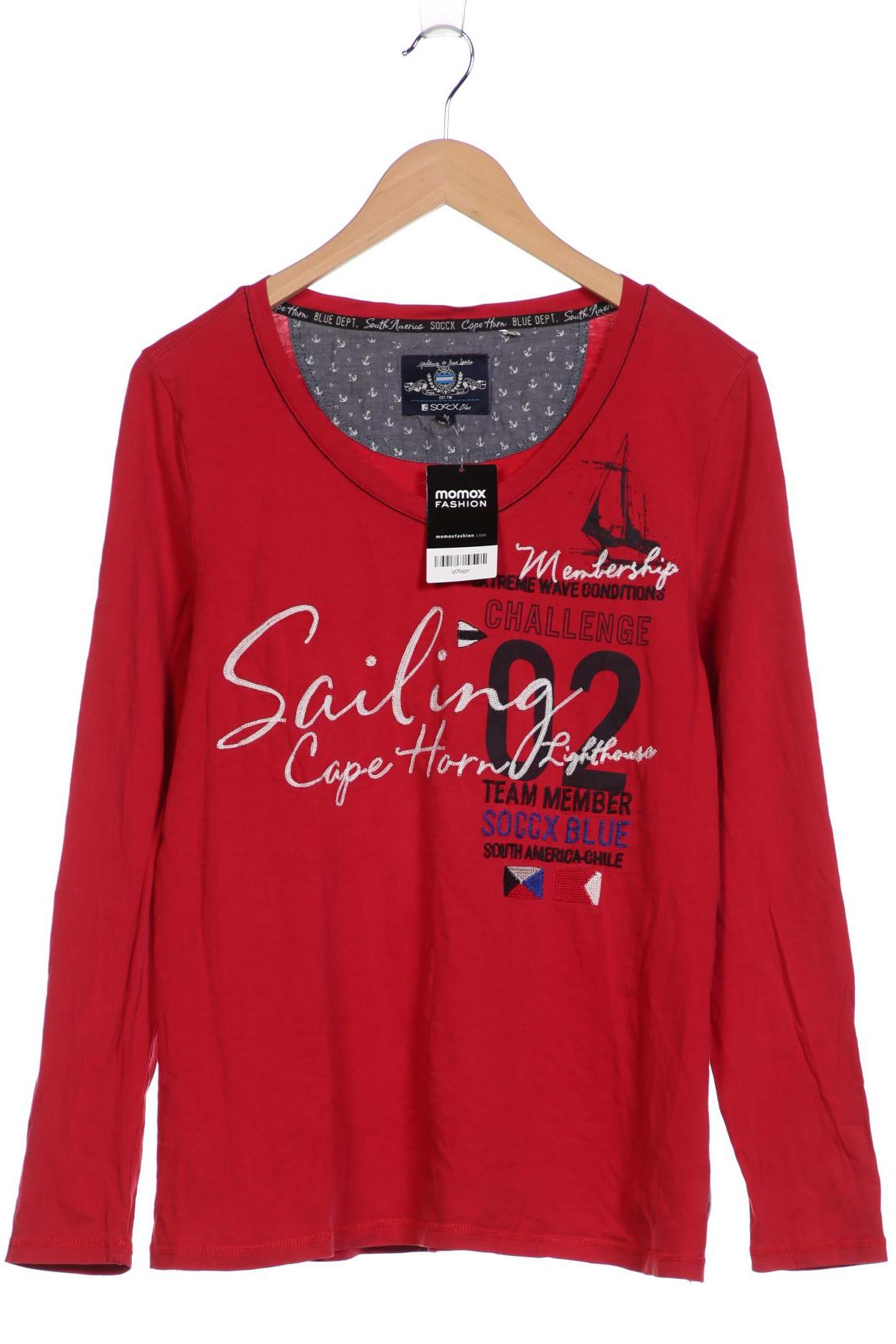 

Soccx Damen Langarmshirt, rot, Gr. 44