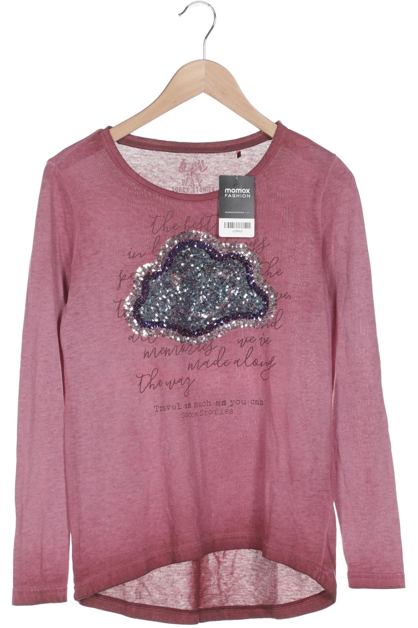 

Soccx Damen Langarmshirt, pink, Gr. 38