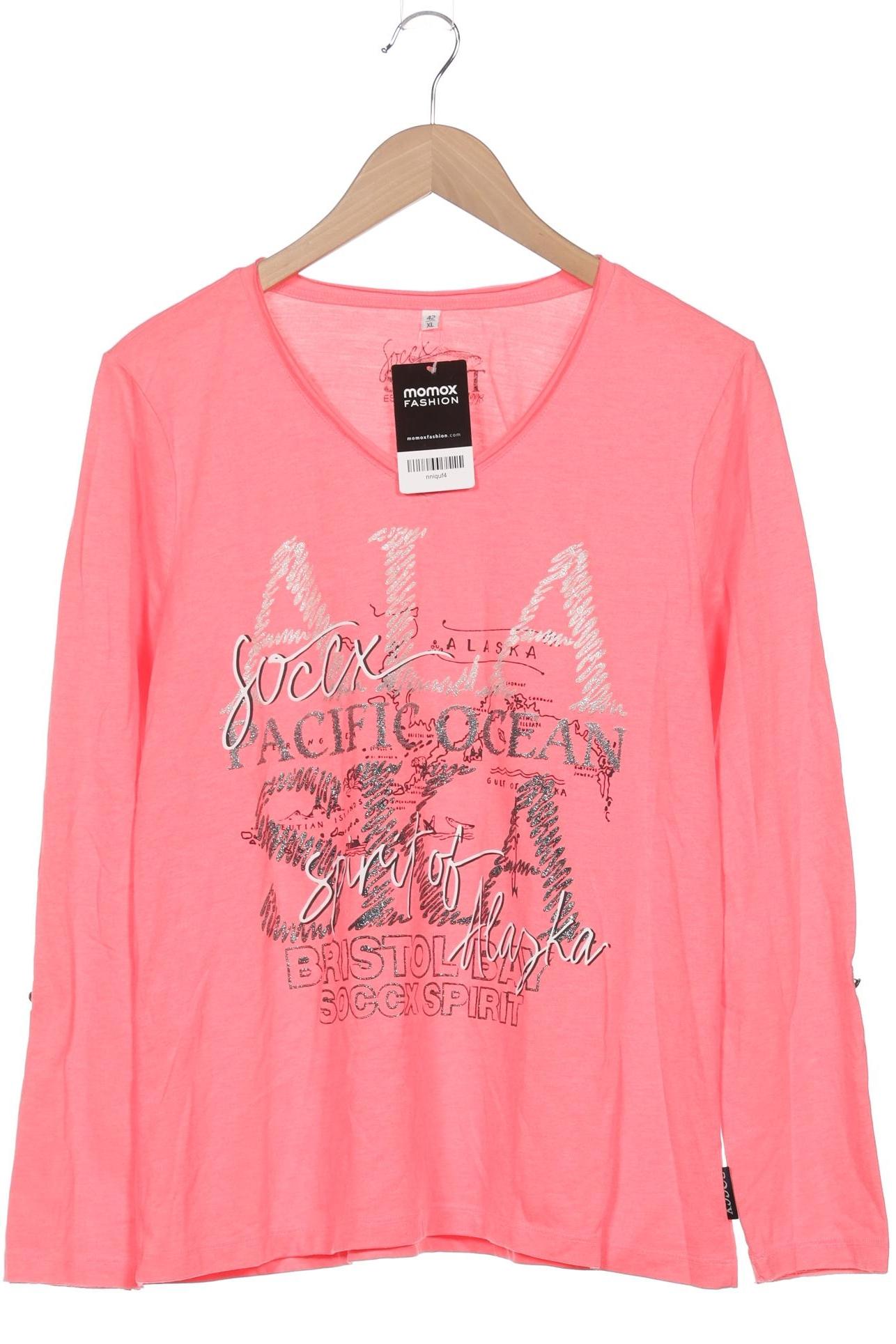 

Soccx Damen Langarmshirt, pink, Gr. 42