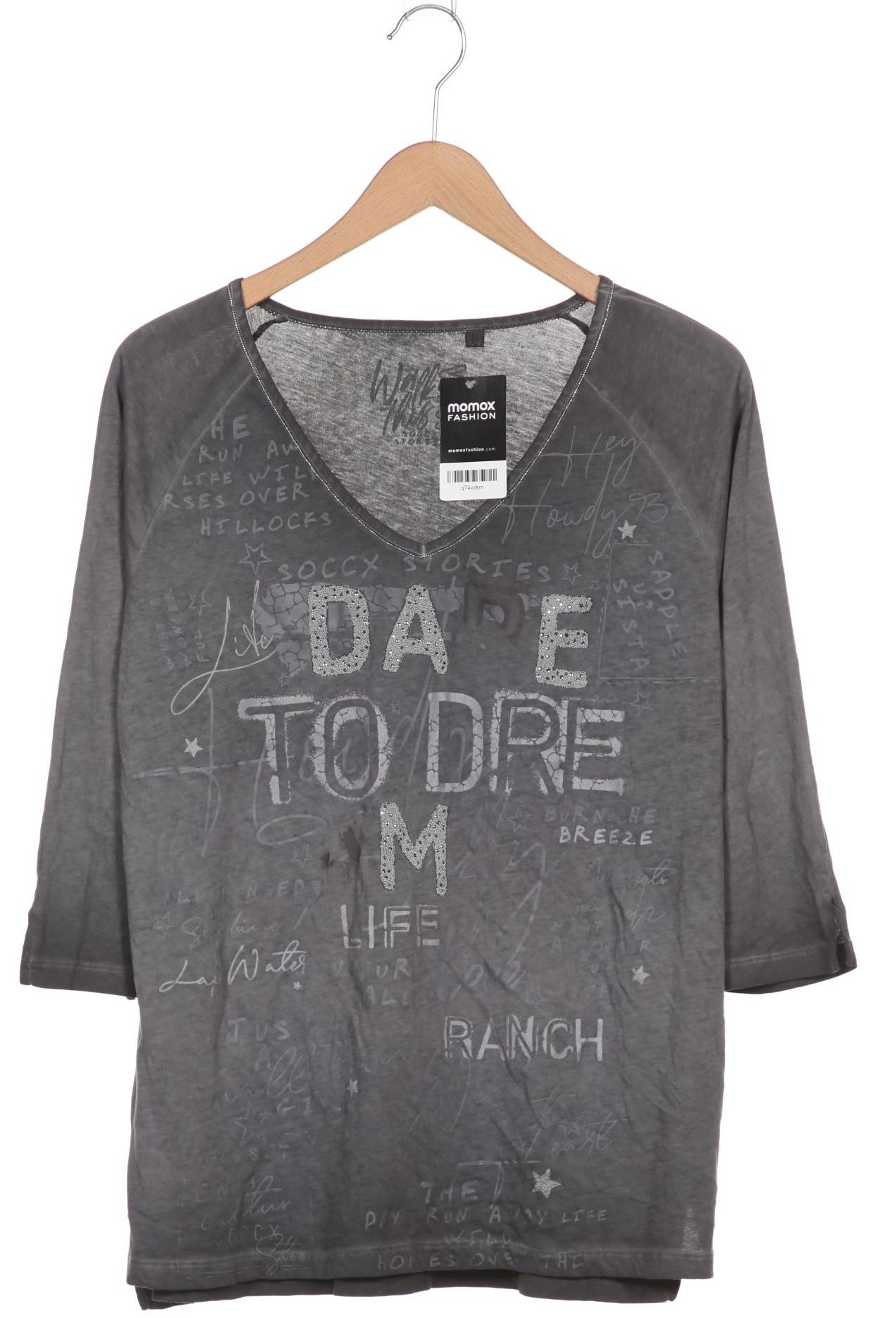 

Soccx Damen Langarmshirt, grau, Gr. 42