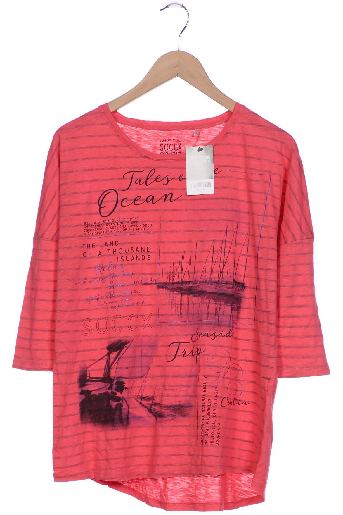 

Soccx Damen Langarmshirt, pink, Gr. 42